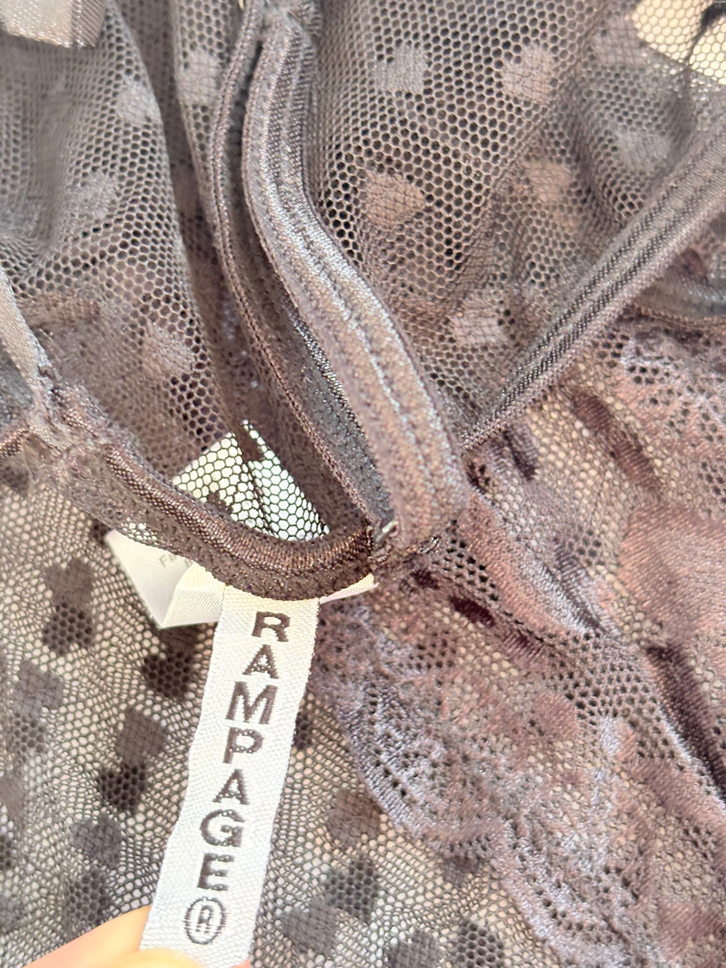 00’s Rampage heart mesh dress | Size 8