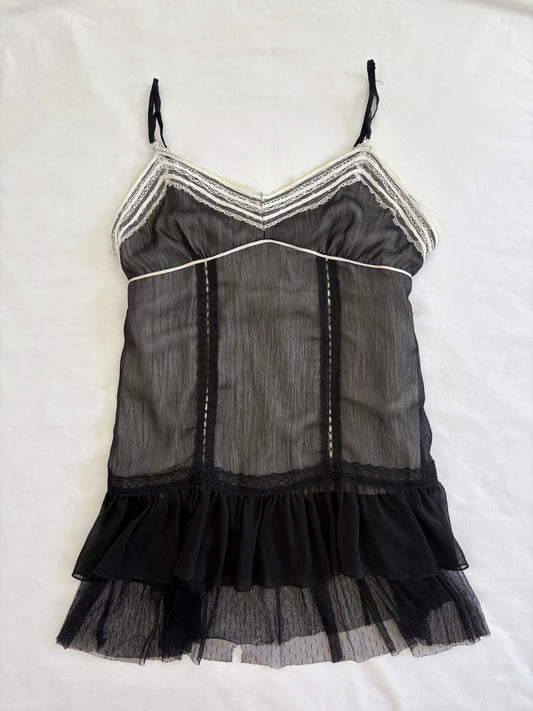 00’s Ribbon tie cami | Size 12