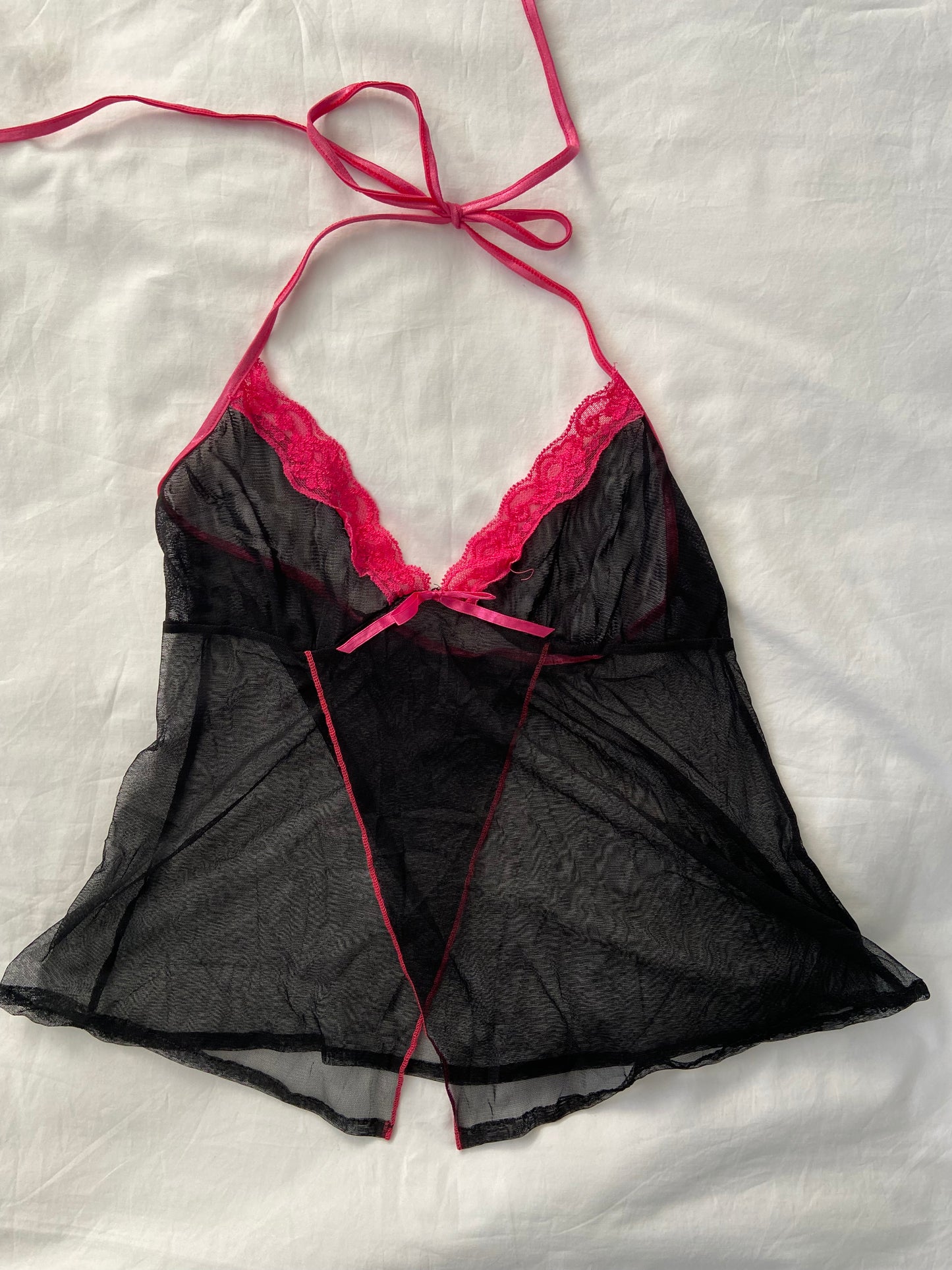 00’s Split pink cami | Size 10-12