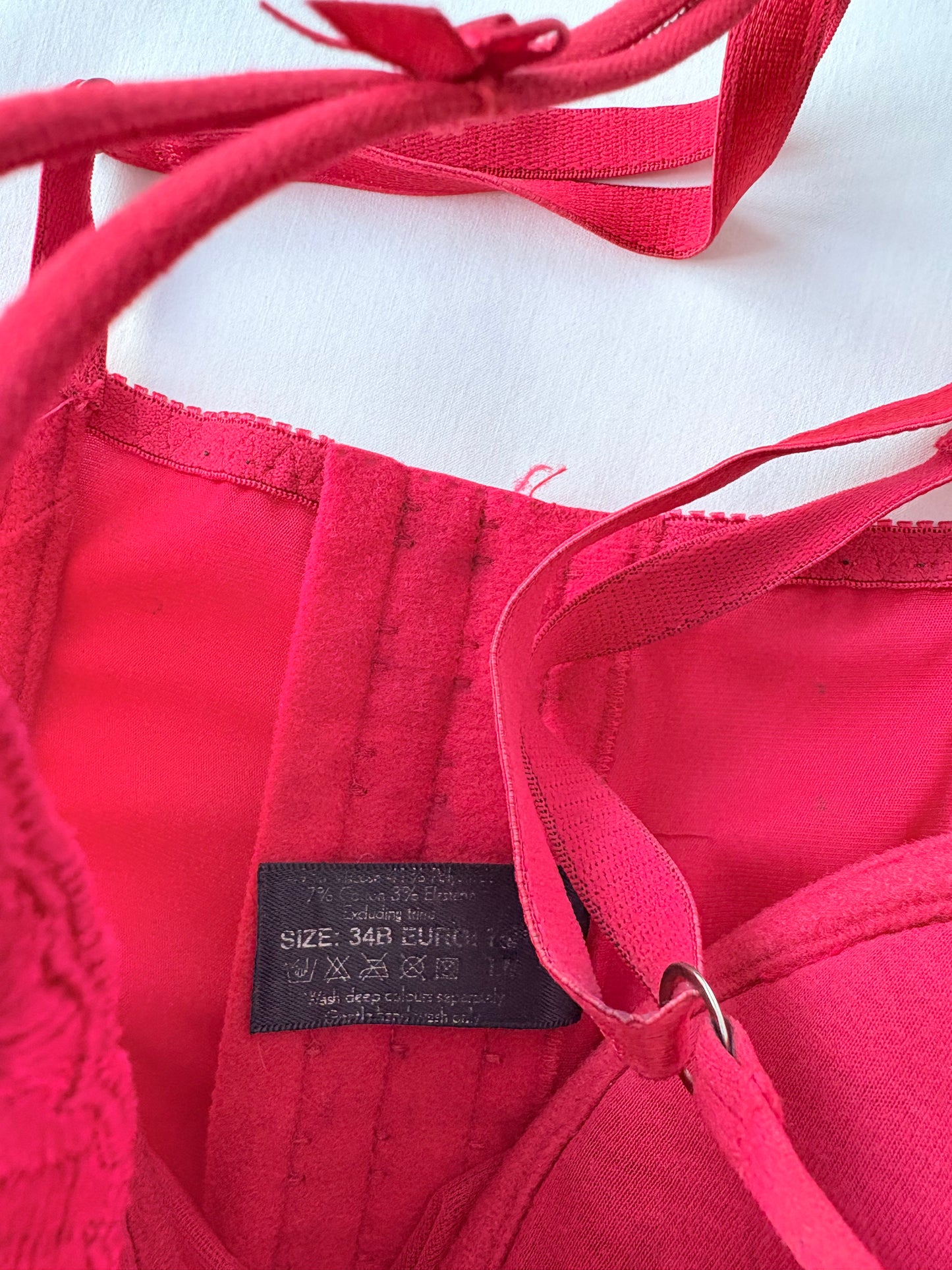 90’s Ann Summers embroidered corset | Size 10-12B