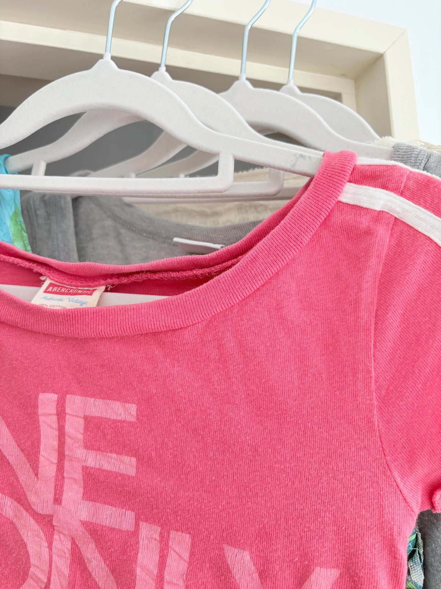 00’s Abercrombie boat neck tee | Size 8-10