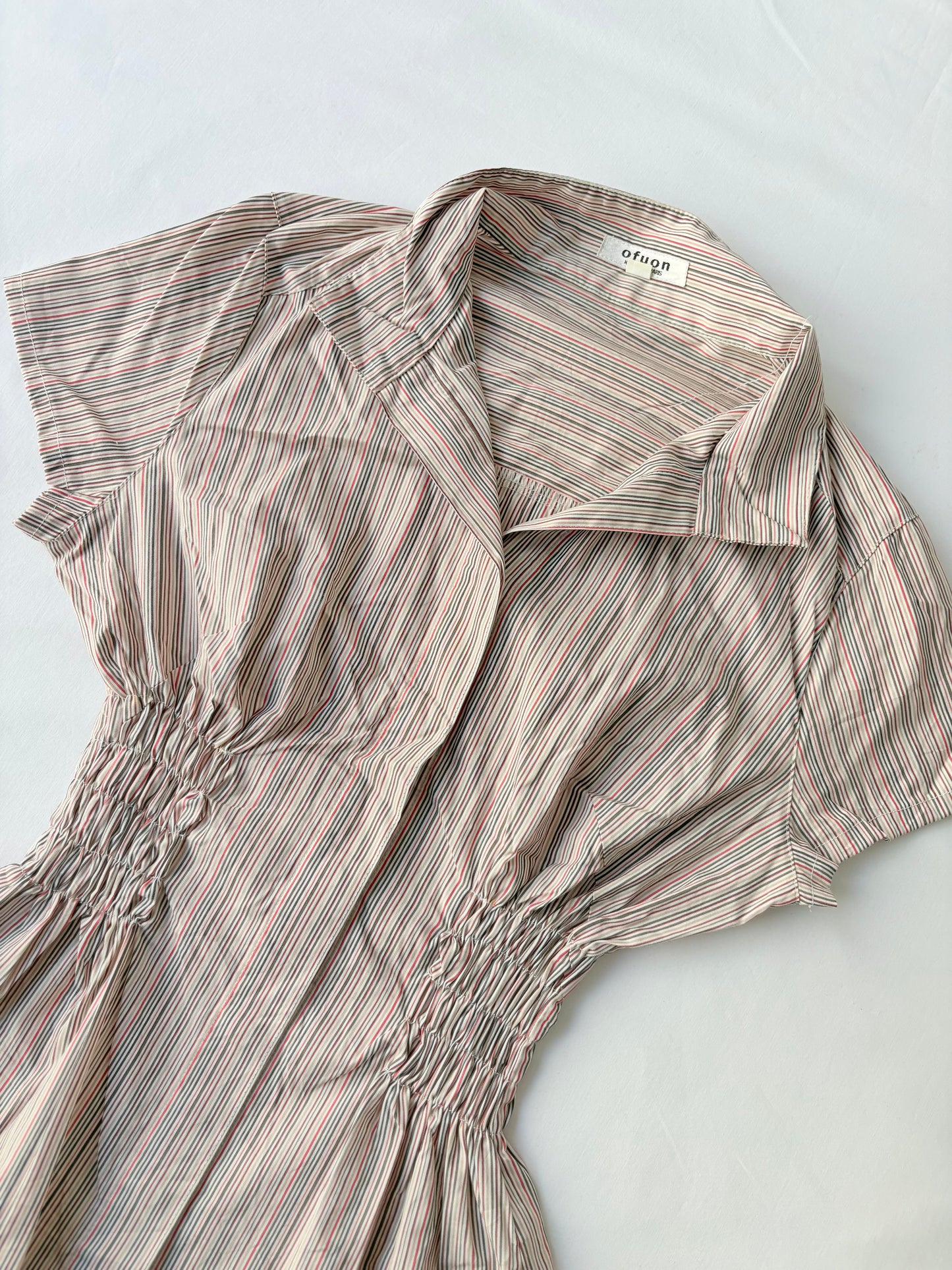 00’s Michel Klein Paris cinched shirt | Size 8