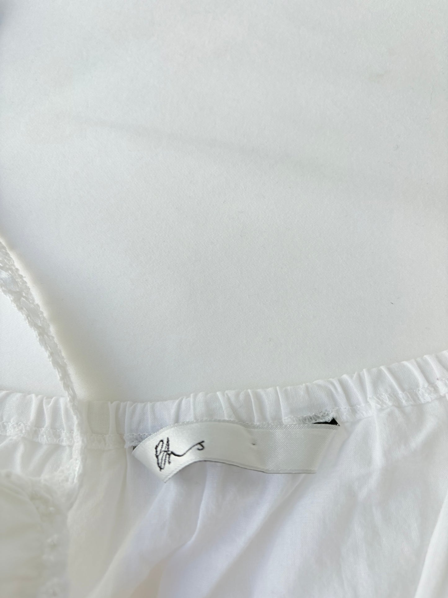 00’s Beaded white mini dress | Size 14