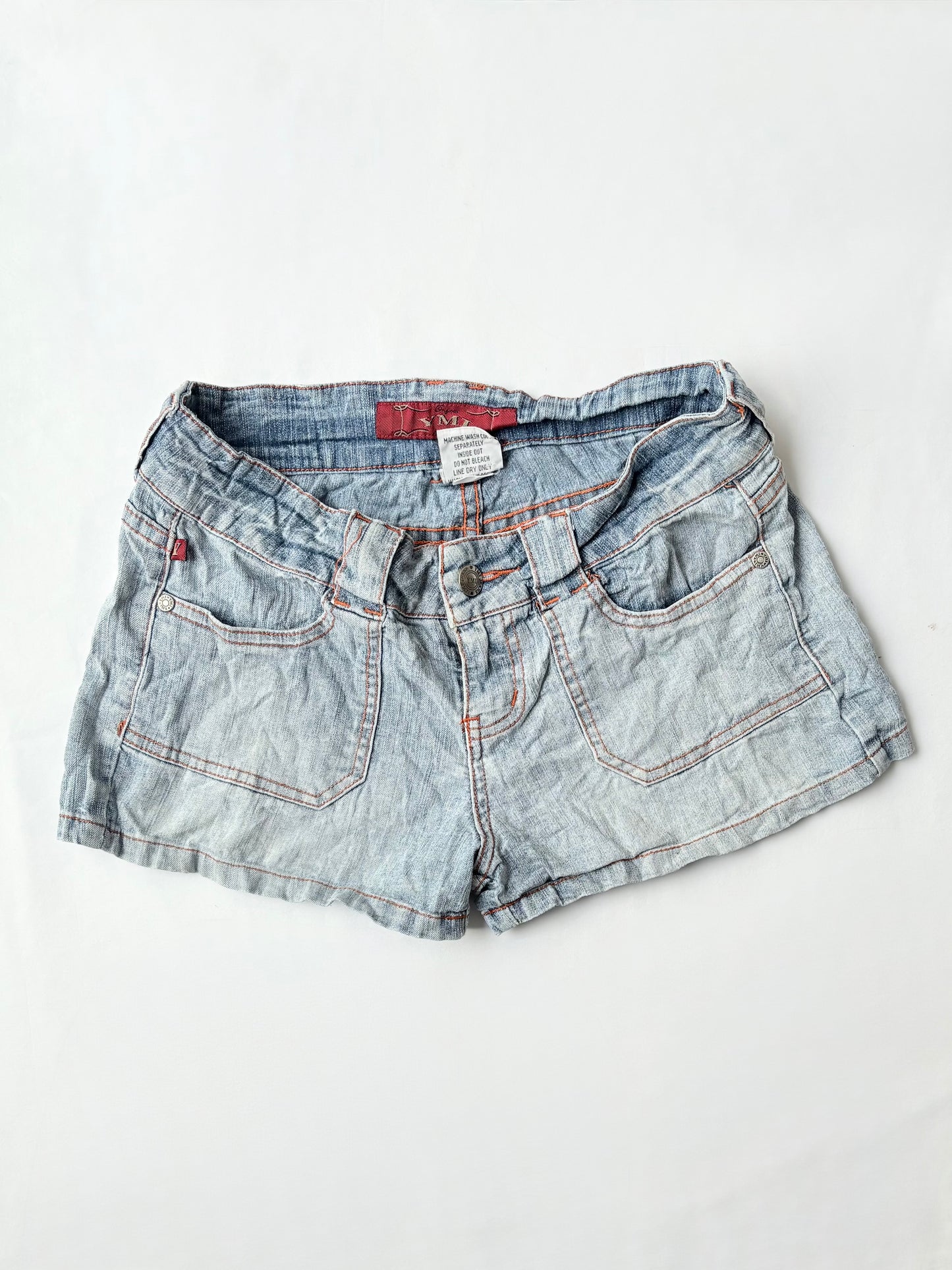 00’s YMI low rise denim shorts | Size 8