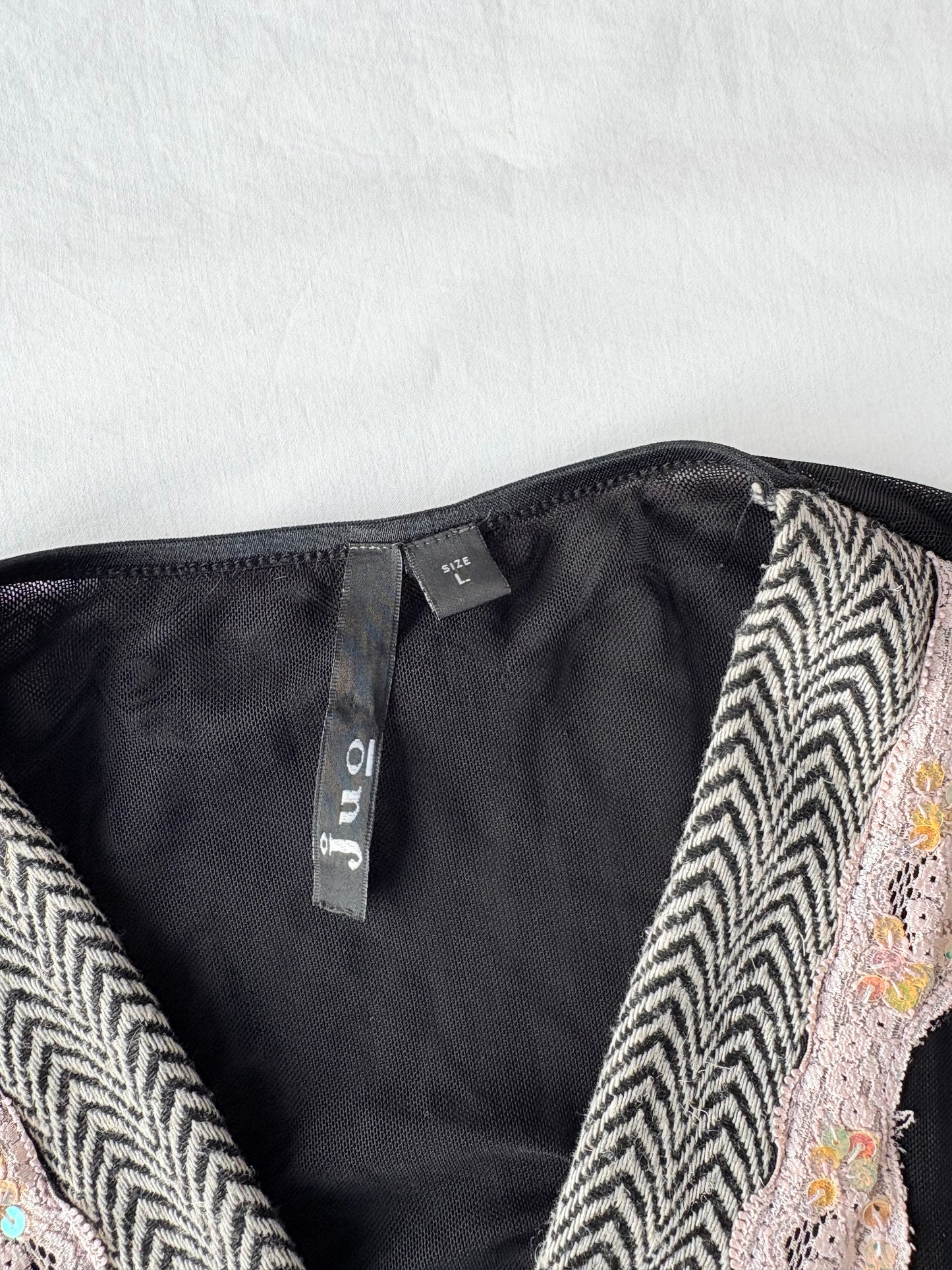00’s Juo mesh cardigan | Size 10-12