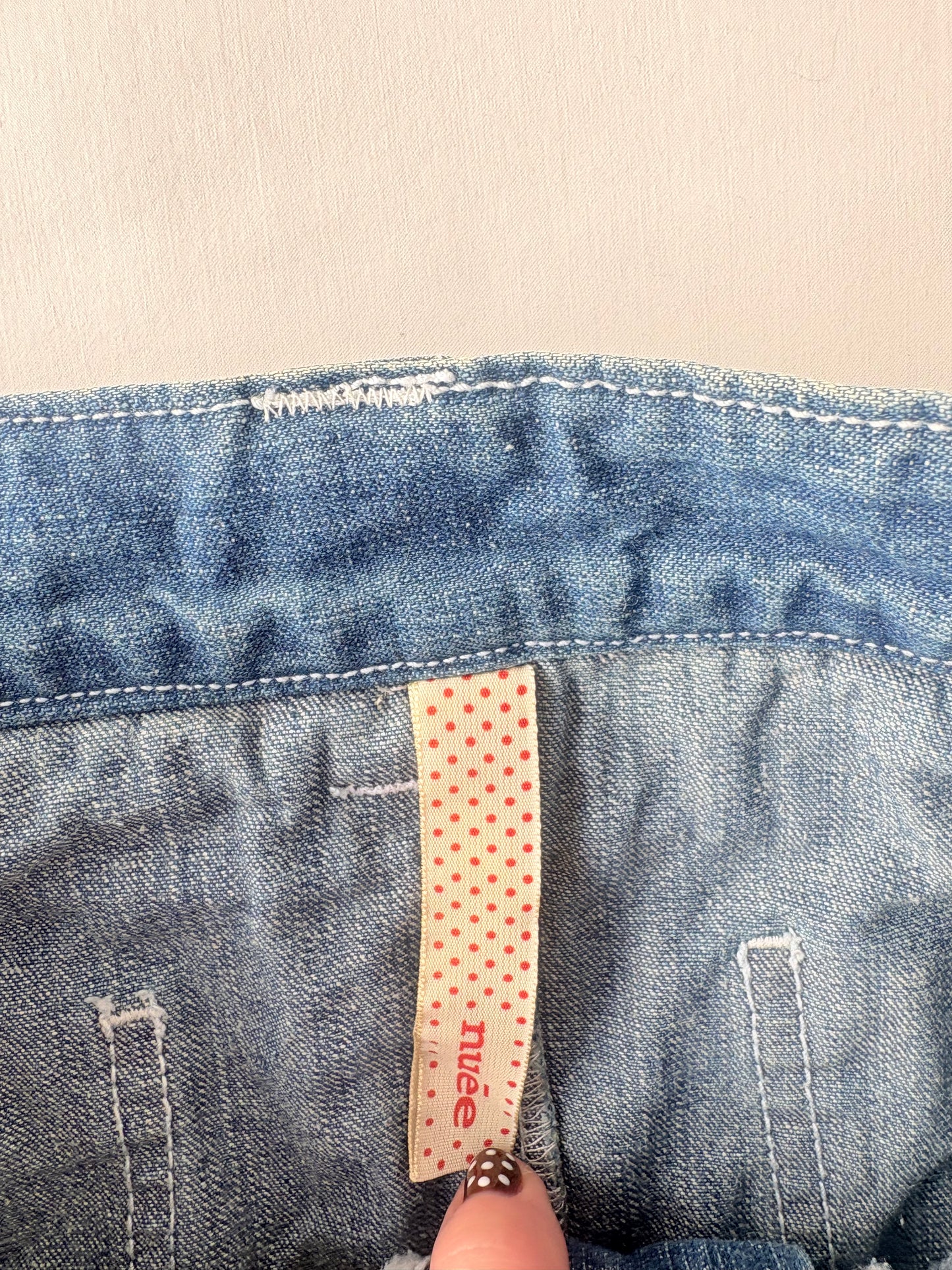 00’s Nuēe denim mini skirt | Size 10
