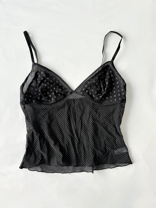 00’s Polka dot Japanese cami | Size 8