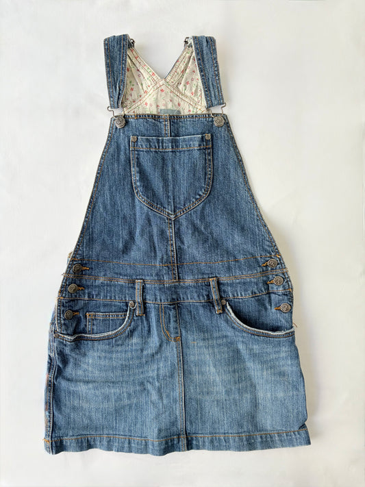 00’s Denim overall dress | Size 8