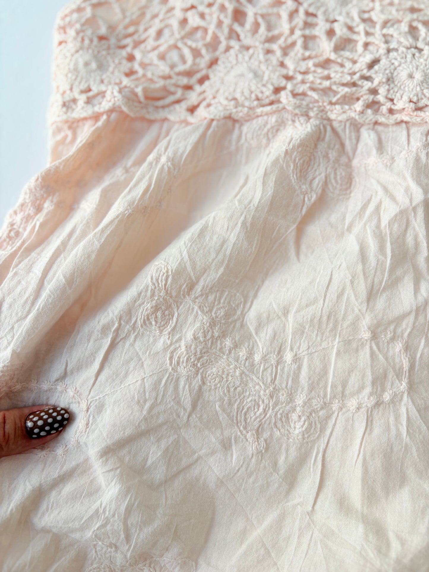 00’s Babydoll crochet cami | Size large