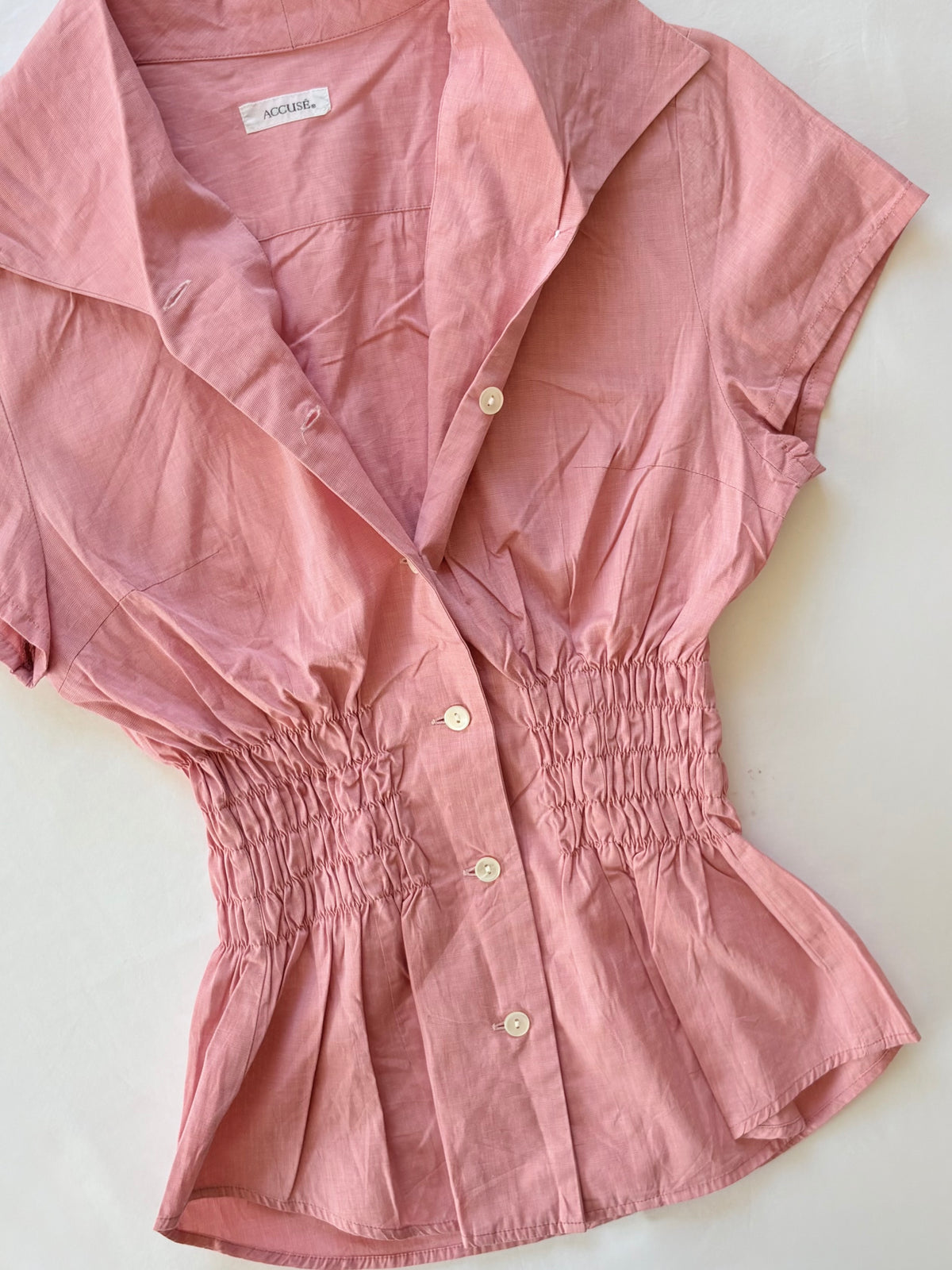 00’s Accusé cinched shirt | Size 10