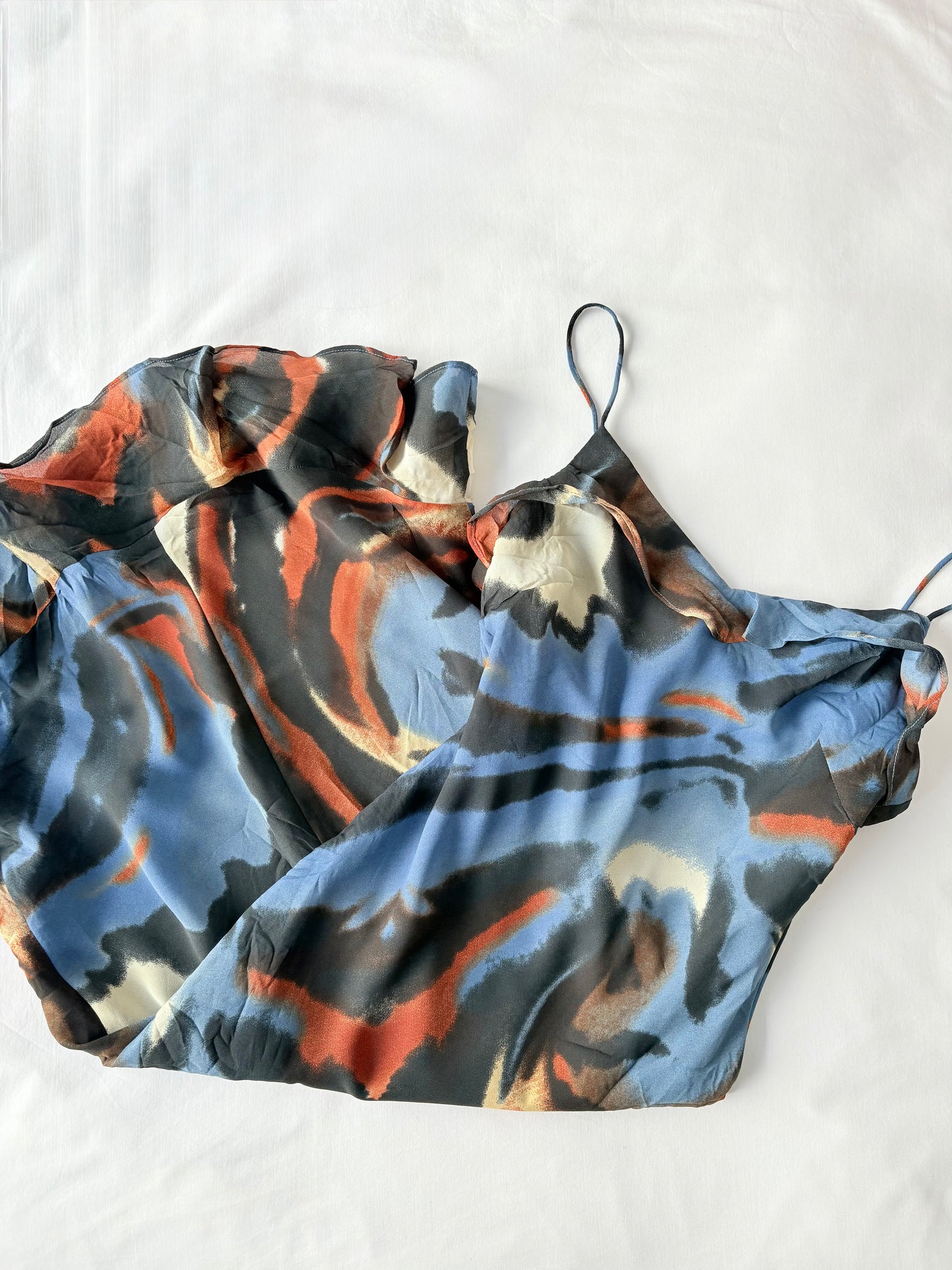00’s Sharon ruffle midi dress | Size 10