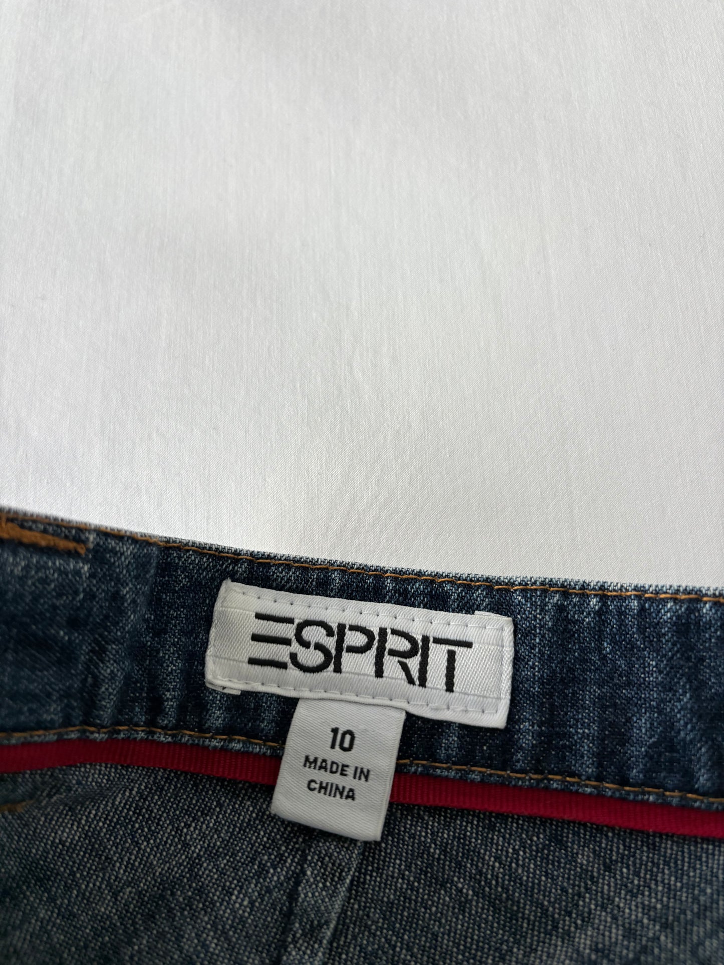 00’s Esprit denim midi skirt | Size 10