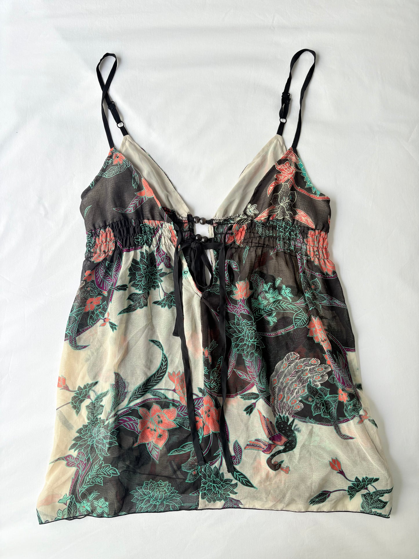 00’s Boho beaded cami | Size 12-14