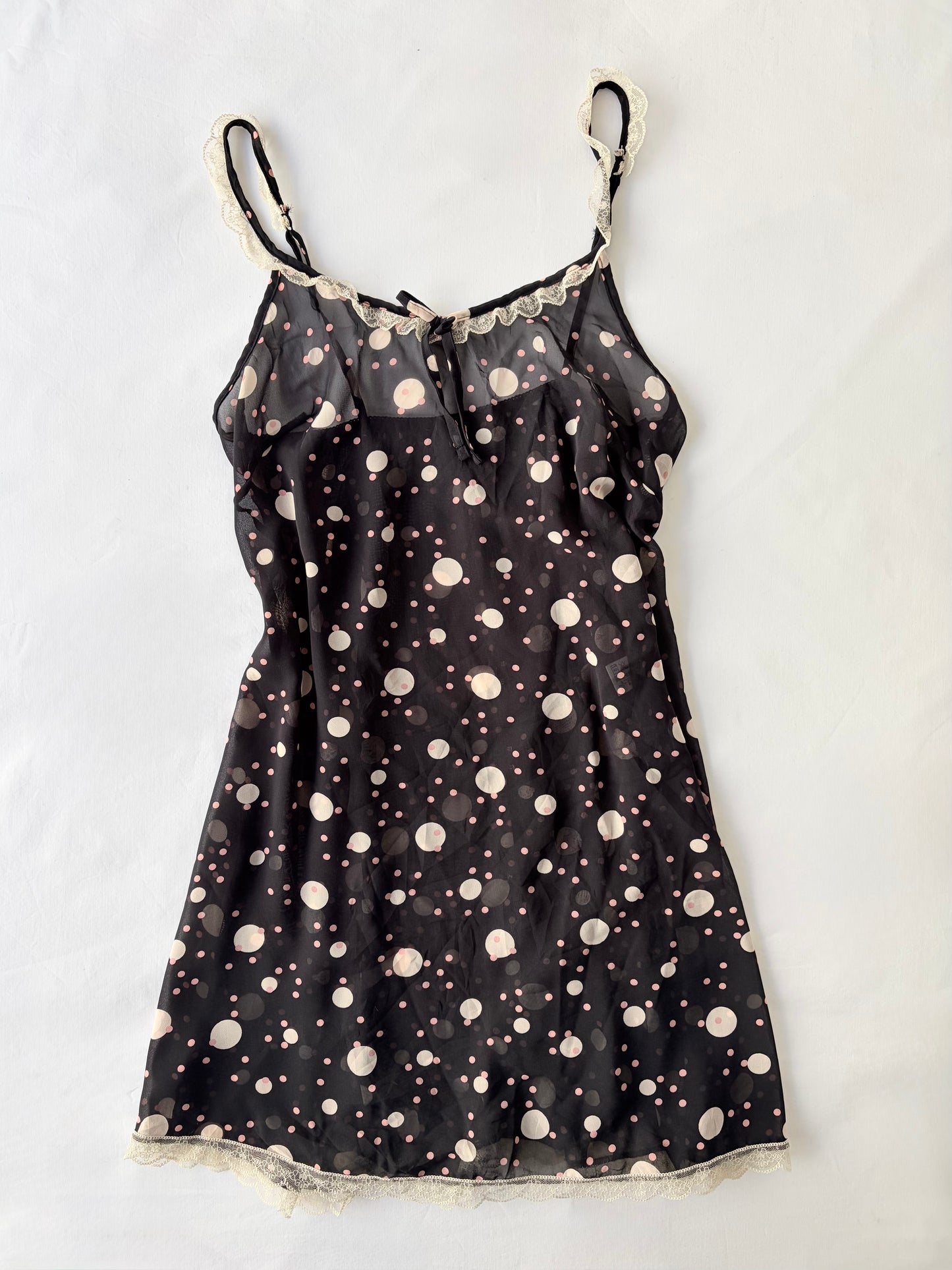 00’s Babydoll frill mini dress | Size 8