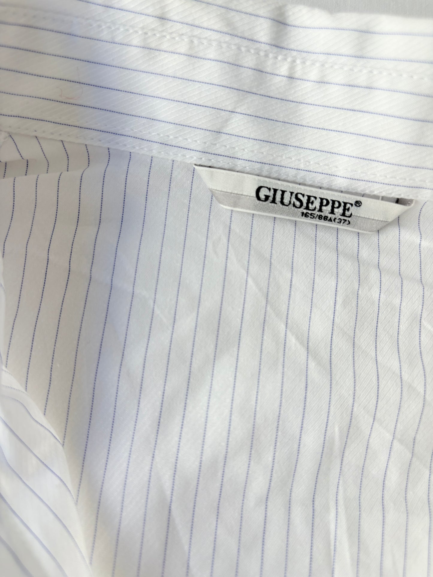 00’s White Giuseppe cinched shirt | Size 10