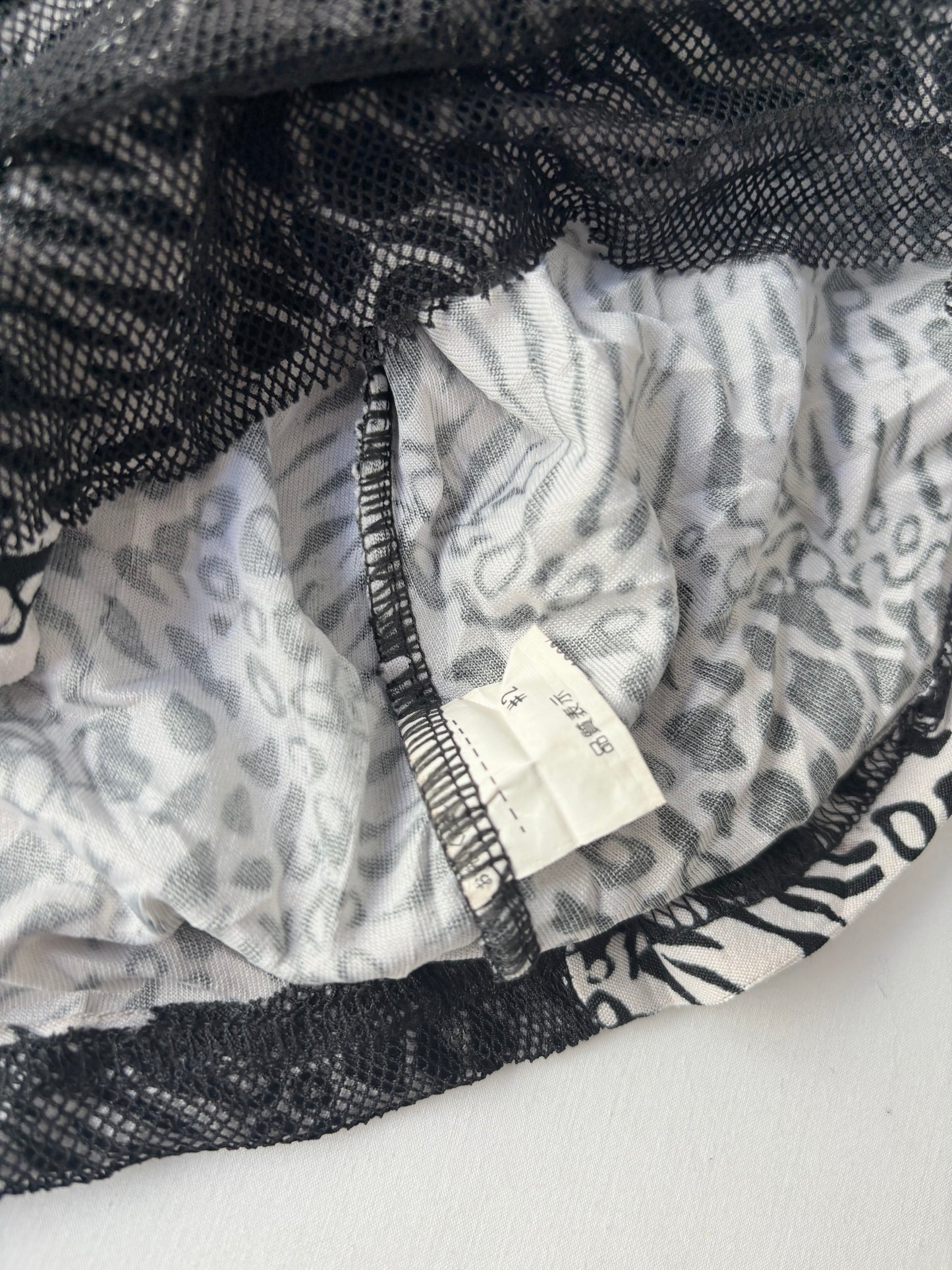 00’s Animal print ruched top | Size small