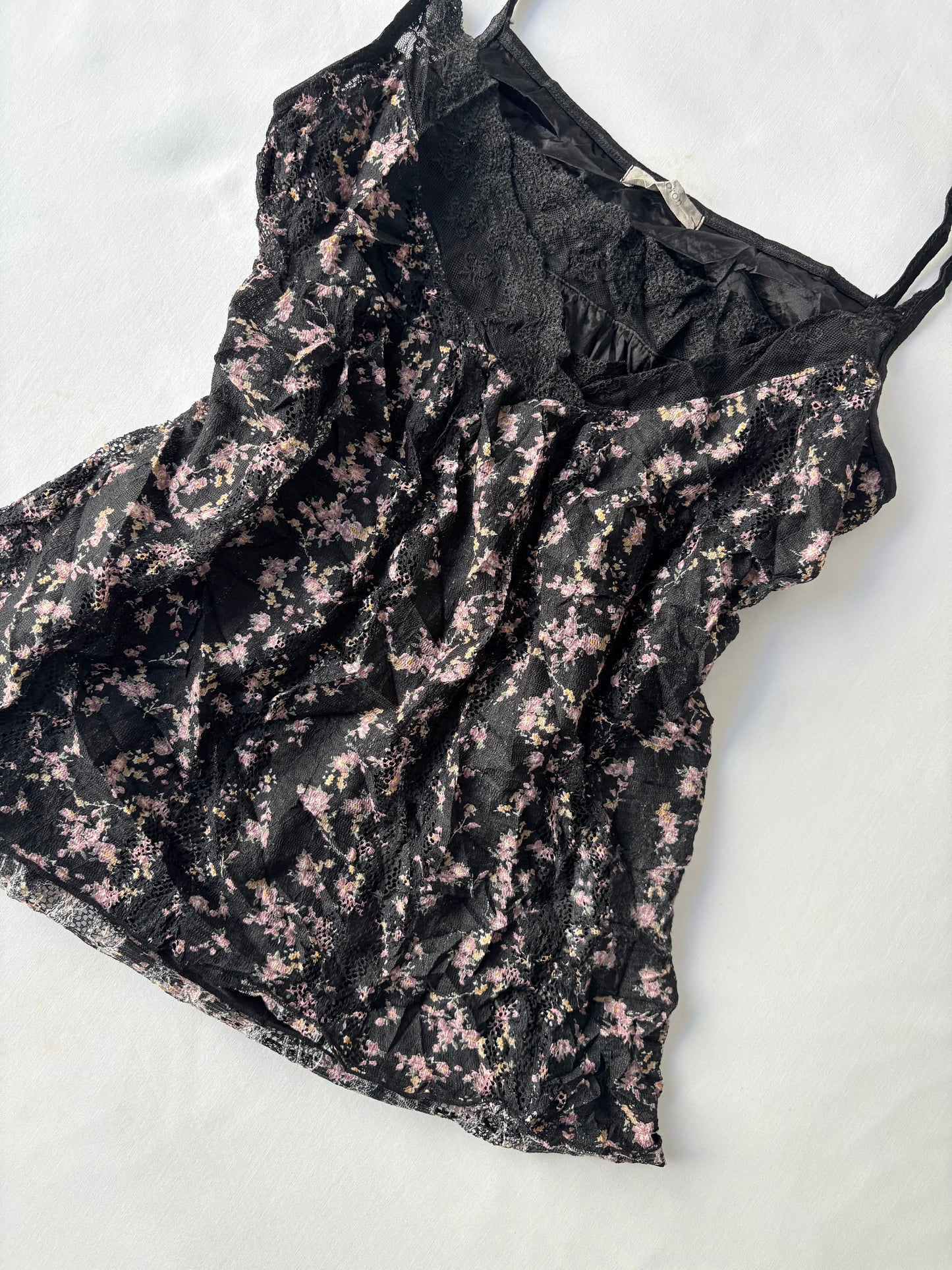00’s Craccoron babydoll floral top | Size 8