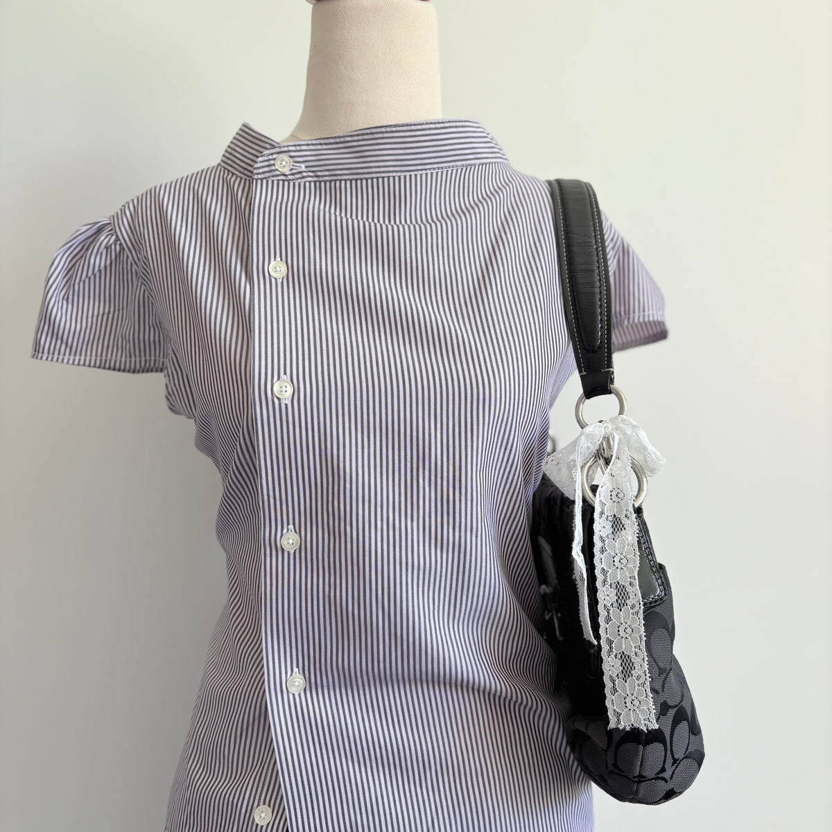 Reworked pink cap sleeve shirt | Size 12-14