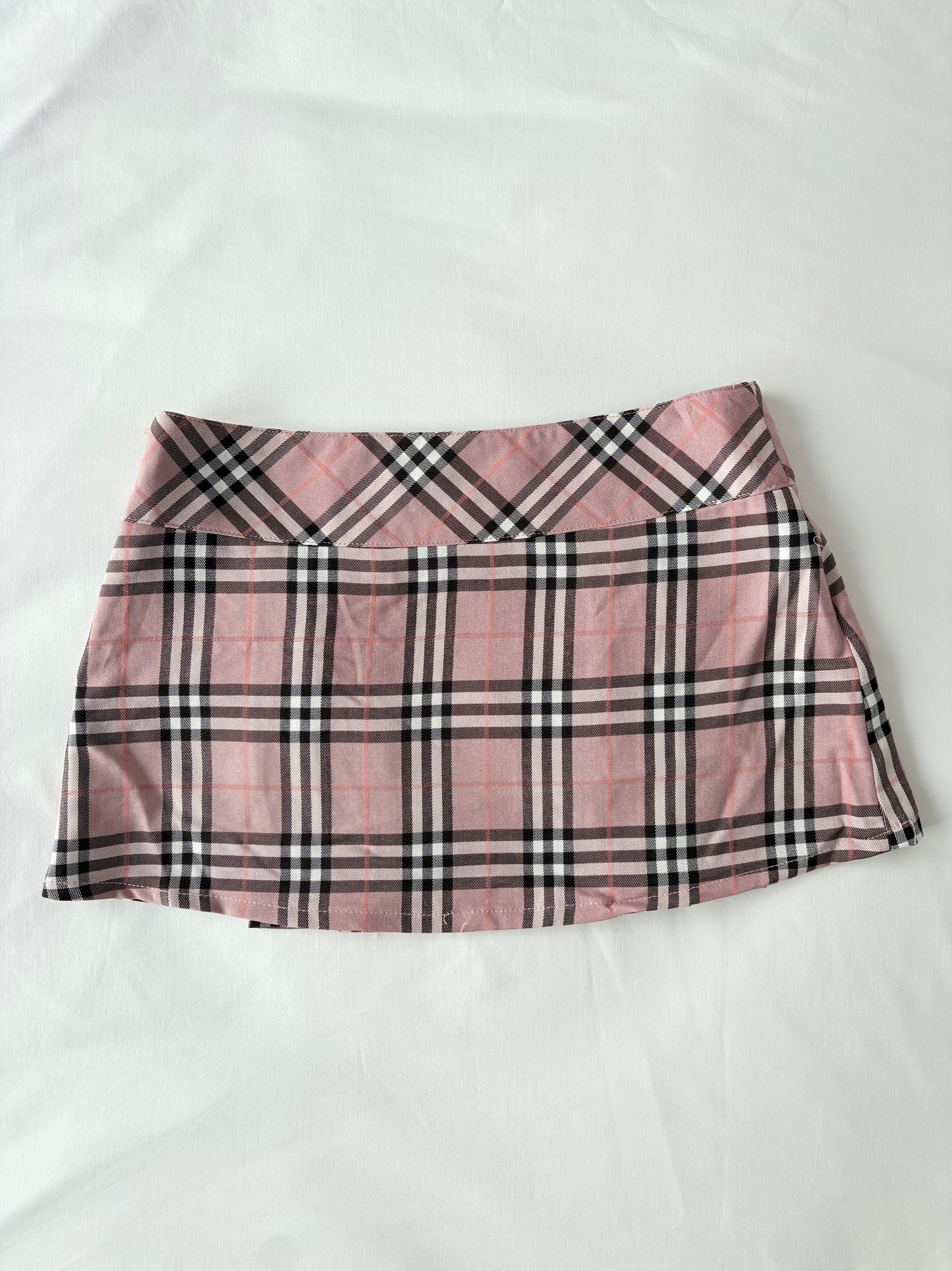 00’s Yuan Shin plaid mini skirt | Size 8