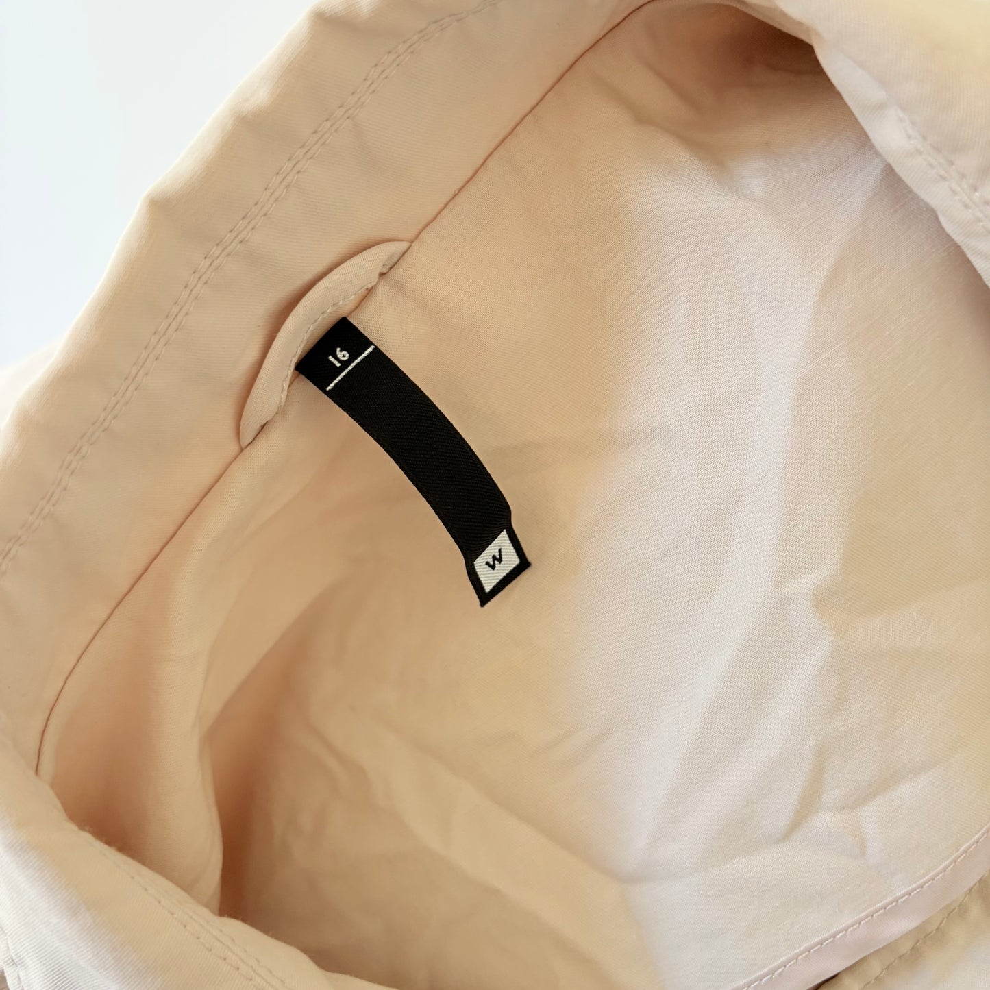10’s Cream collared pea coat | Size 16