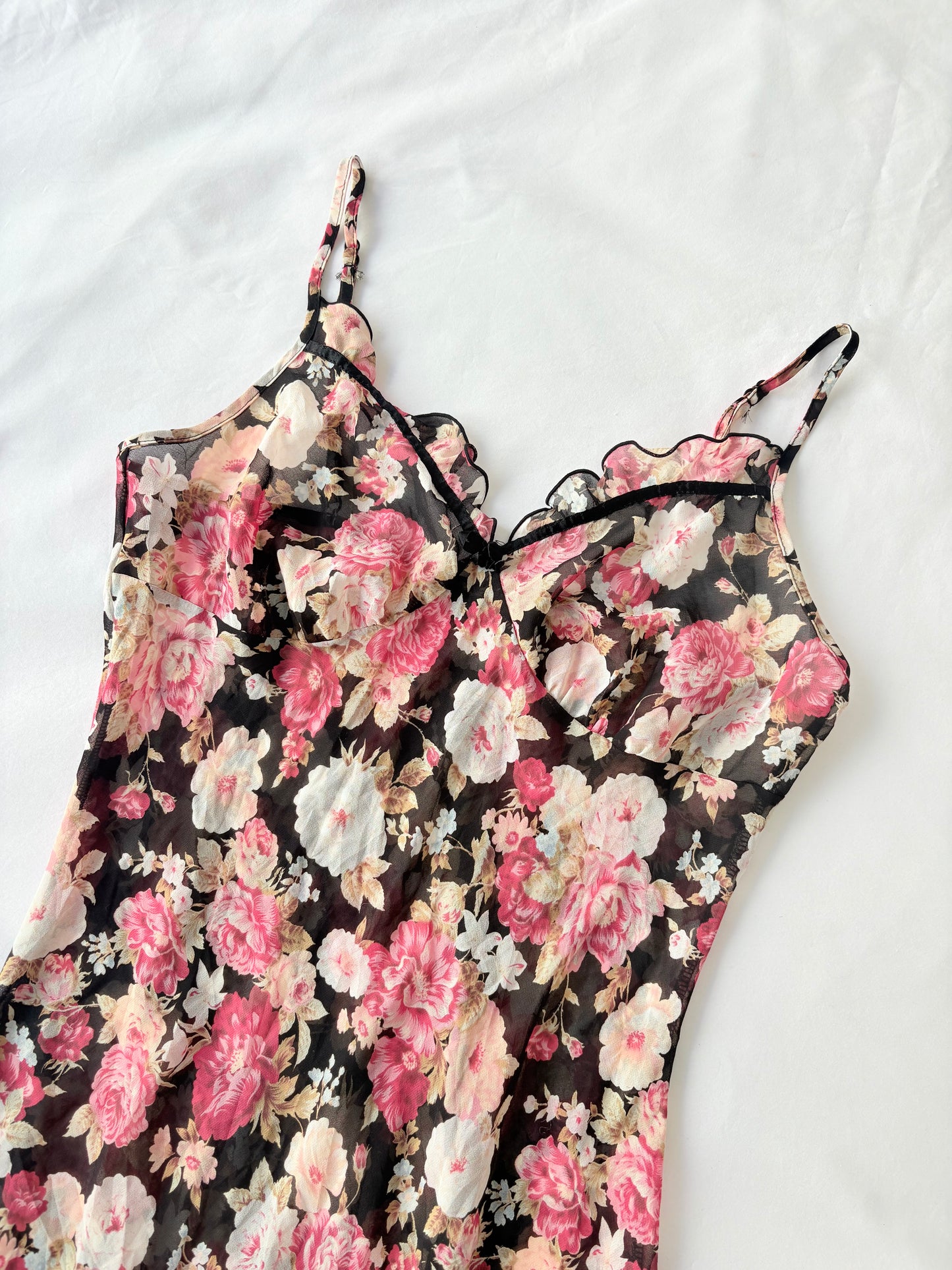 00’s Feel floral mini dress | Size 10