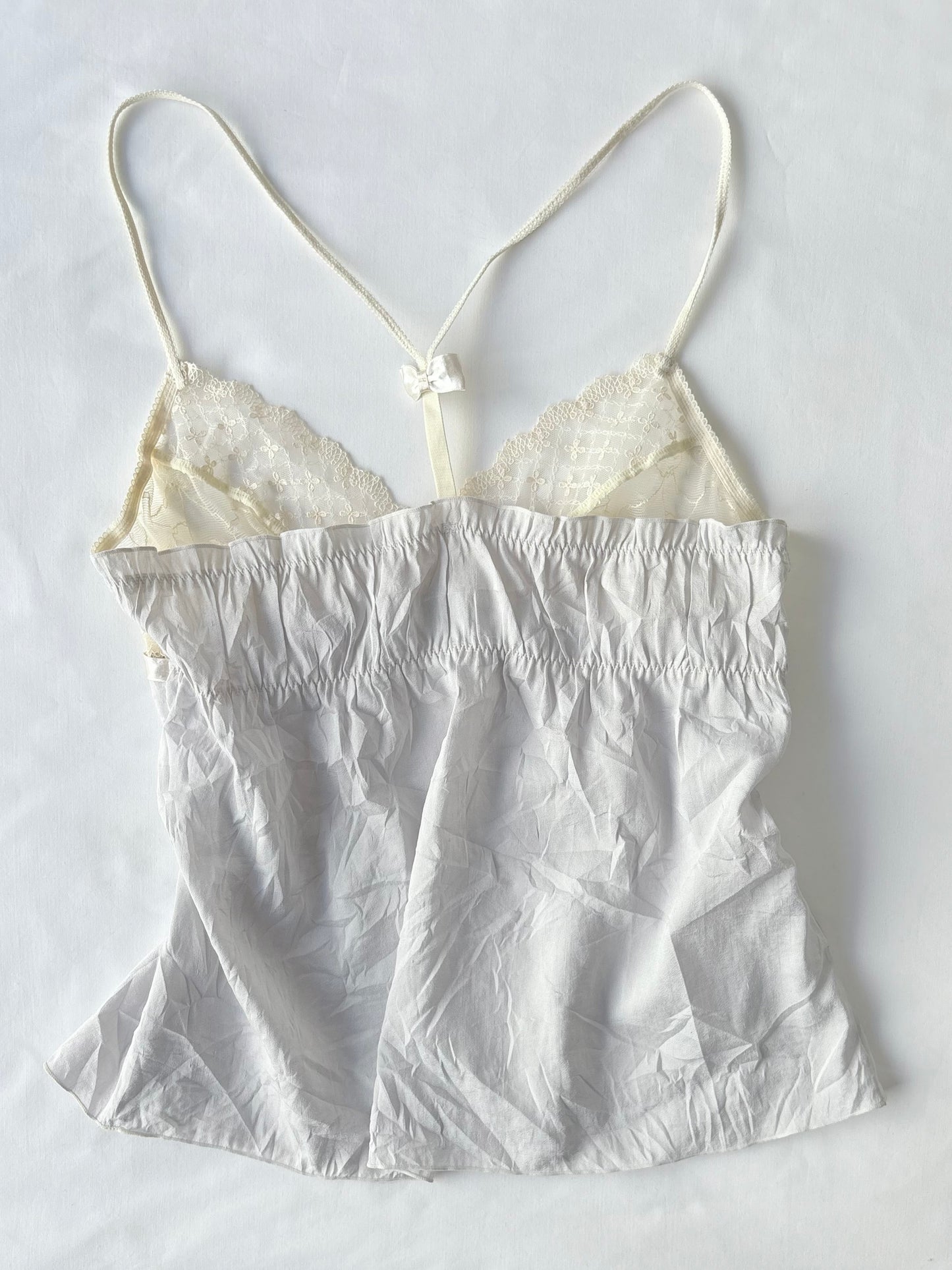 00’s Amphi lace bow cami | Size 10