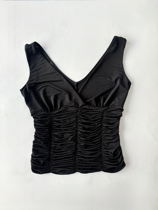 00’s Hyper ruched top | Size 12-14