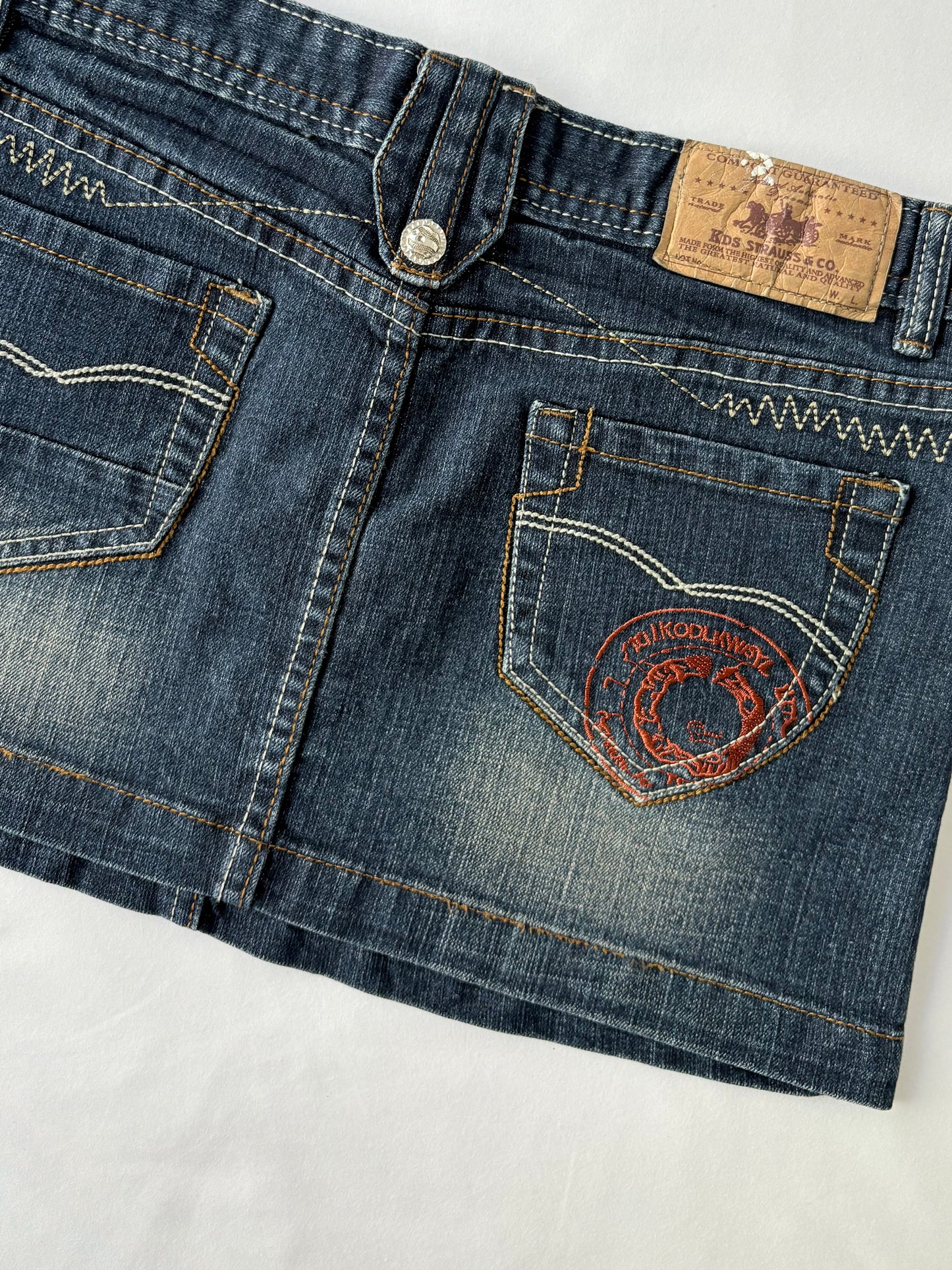 00’s Jeans Best embroidered skirt | Size 8