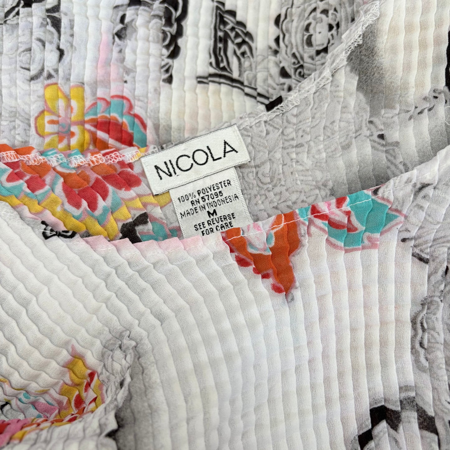 00’s Nicola graphic popcorn tank | Size medium