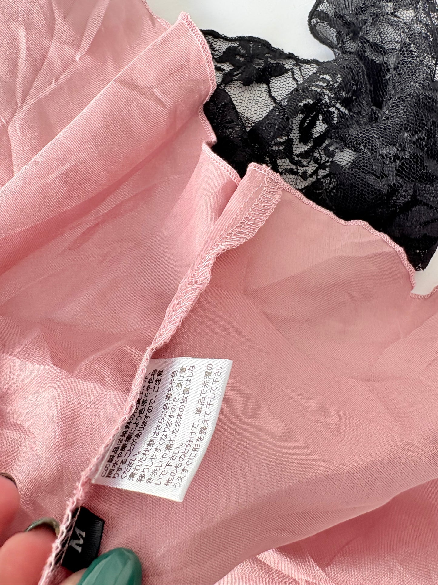 00’s Asymmetrical lace mini dress | Size 10-12