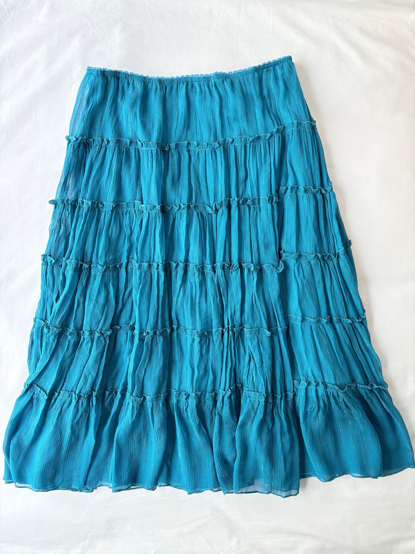 00’s Tiered maxi skirt | Size large