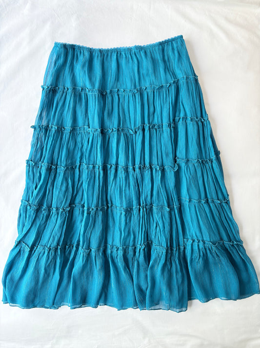 00’s Tiered maxi skirt | Size large