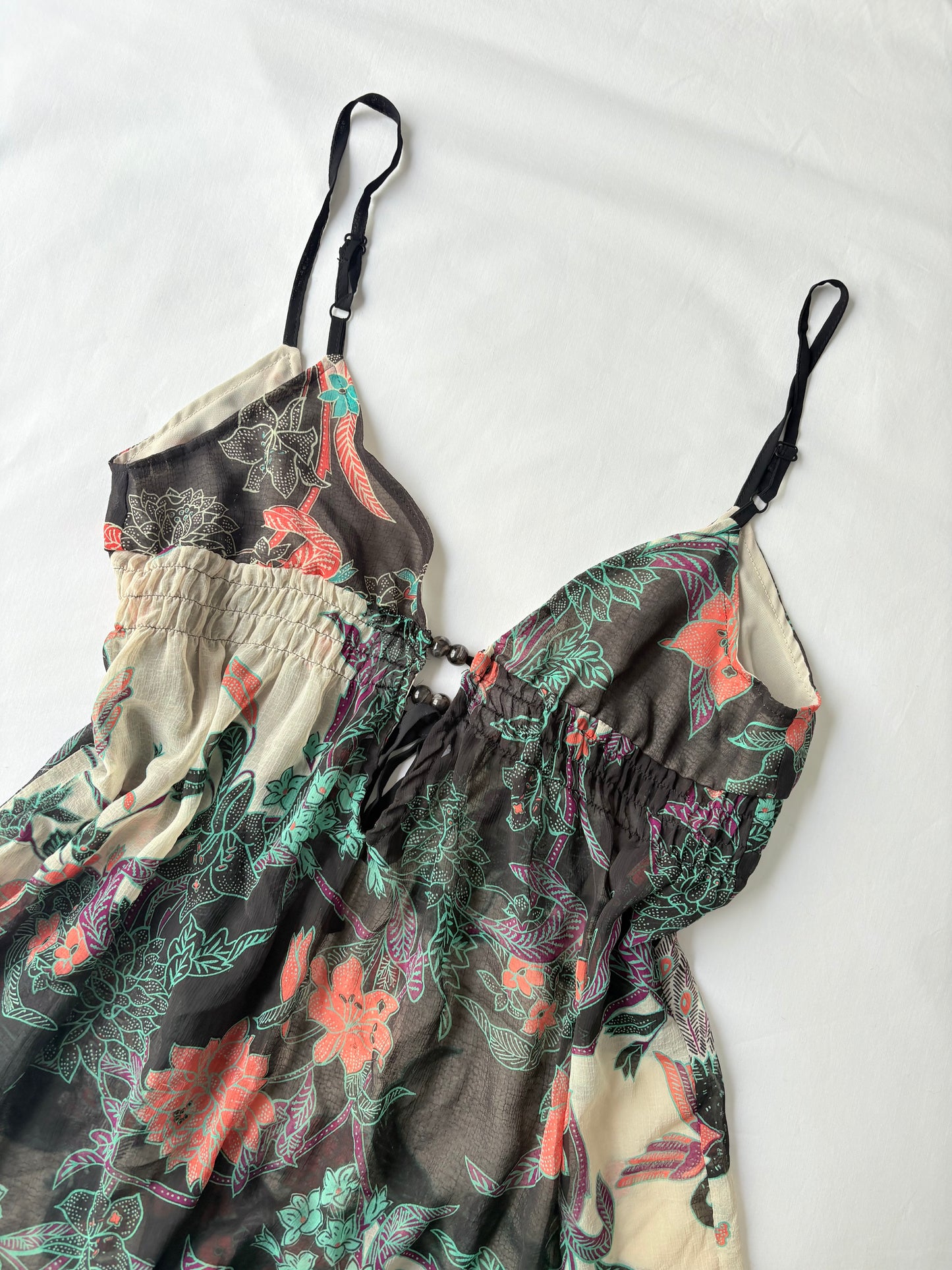 00’s Boho beaded cami | Size 12-14