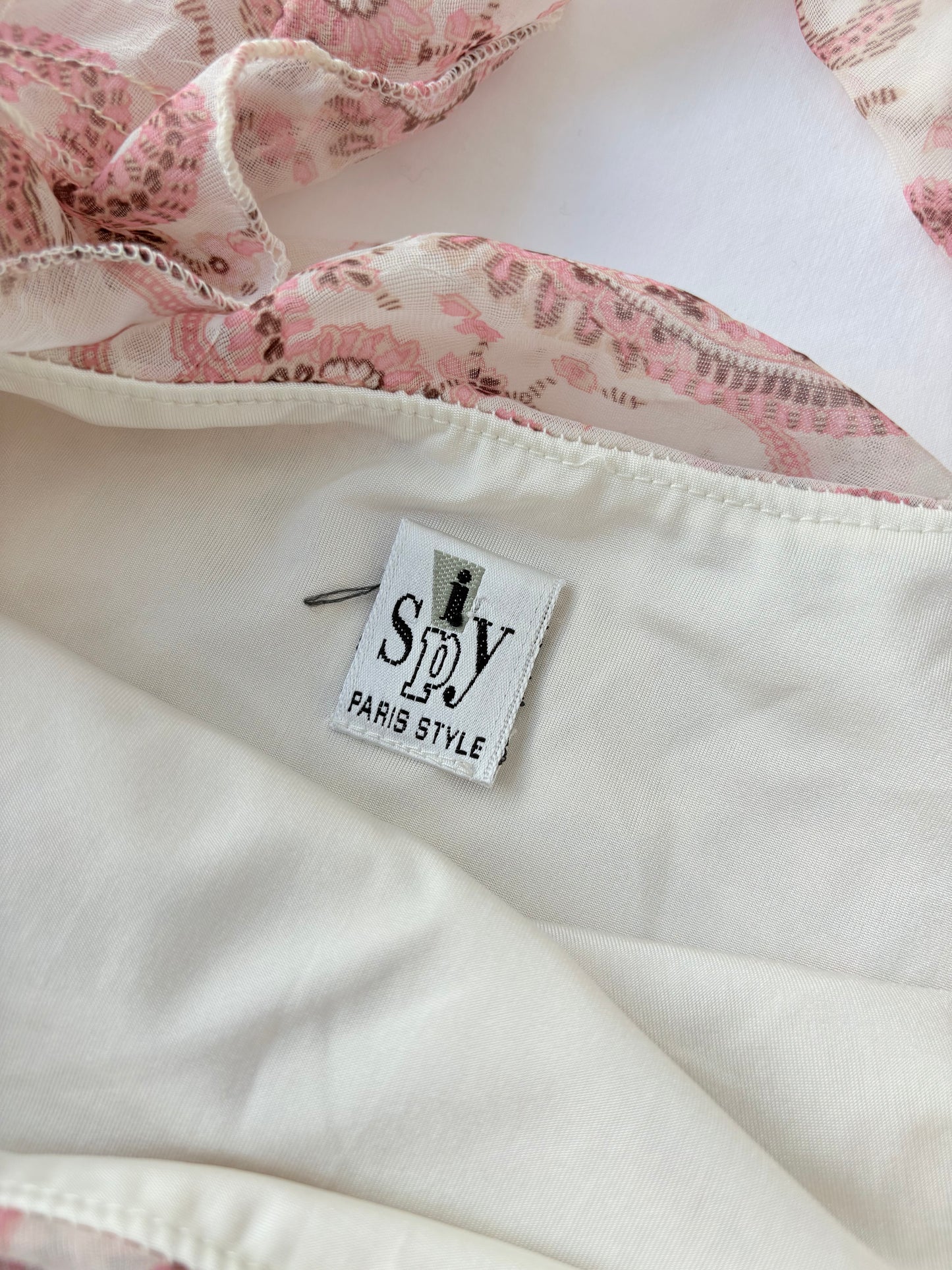 00’s I Spy pink paisley midi dress | Size 8-10