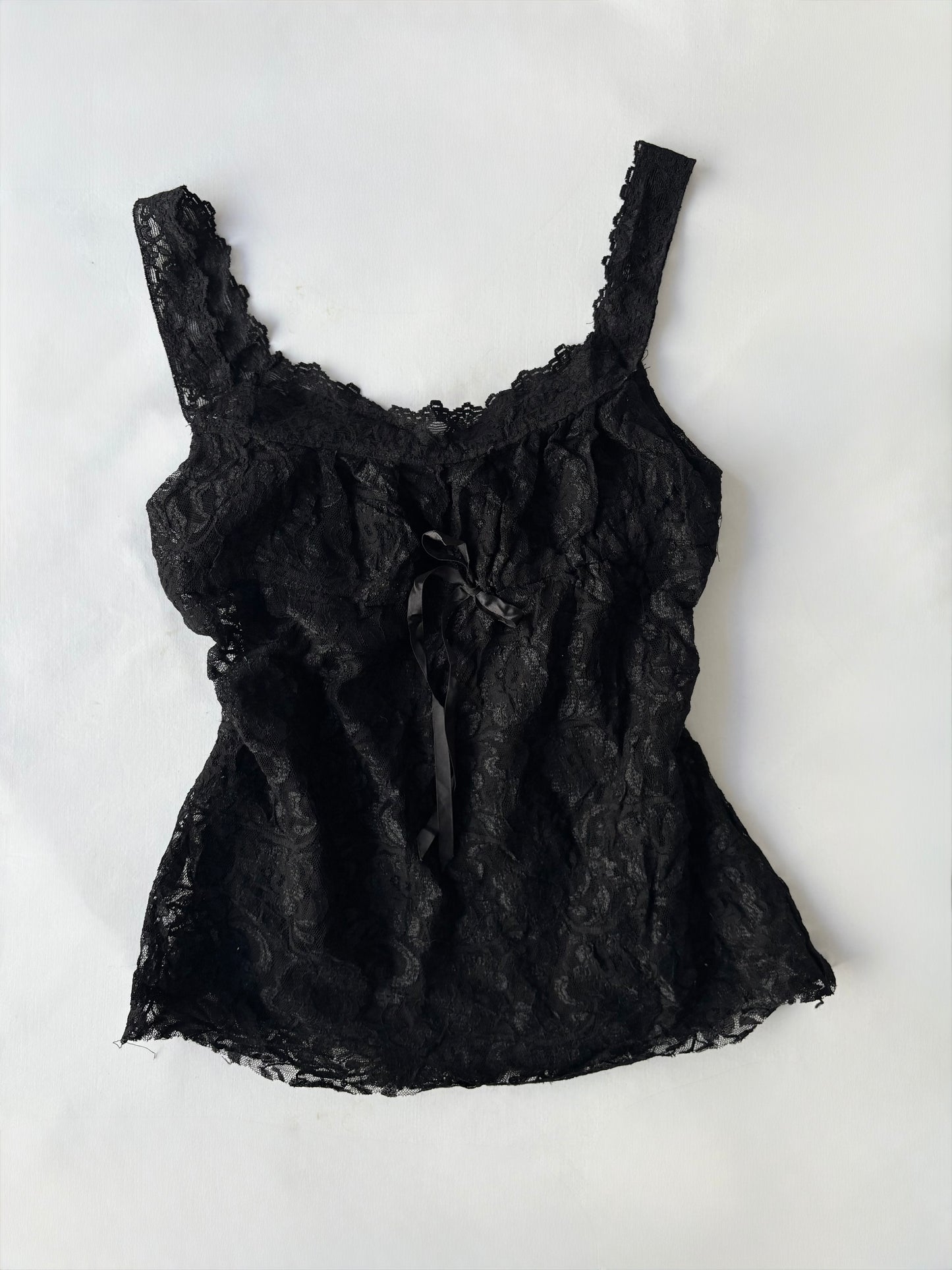 00’s Anxiety lace milkmaid top | Size small