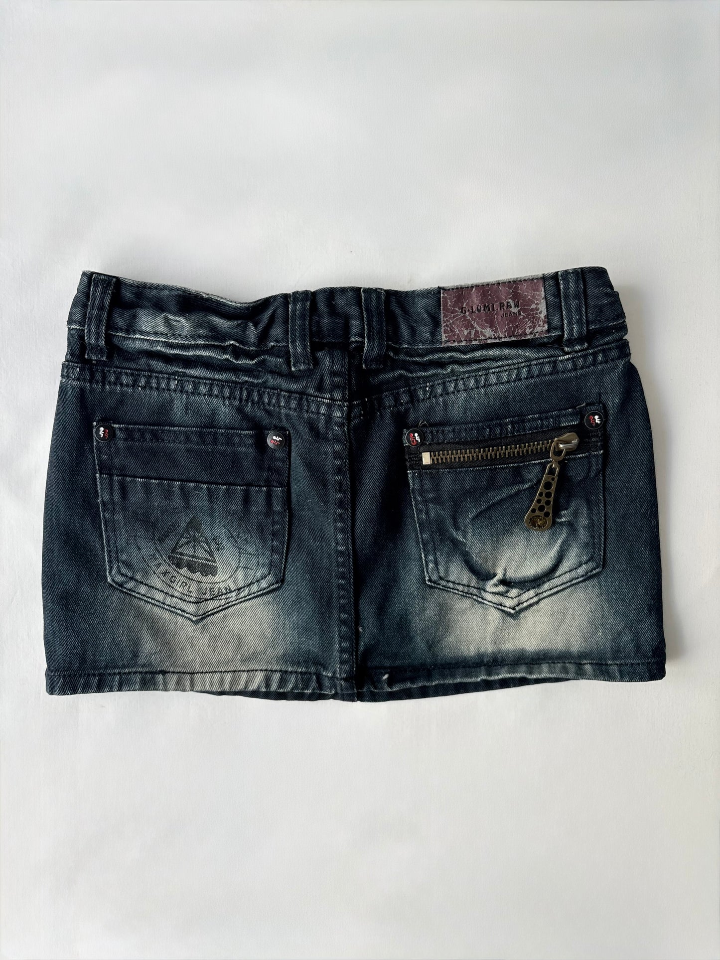 00’s Tank Jeans dark denim skirt | Size 8