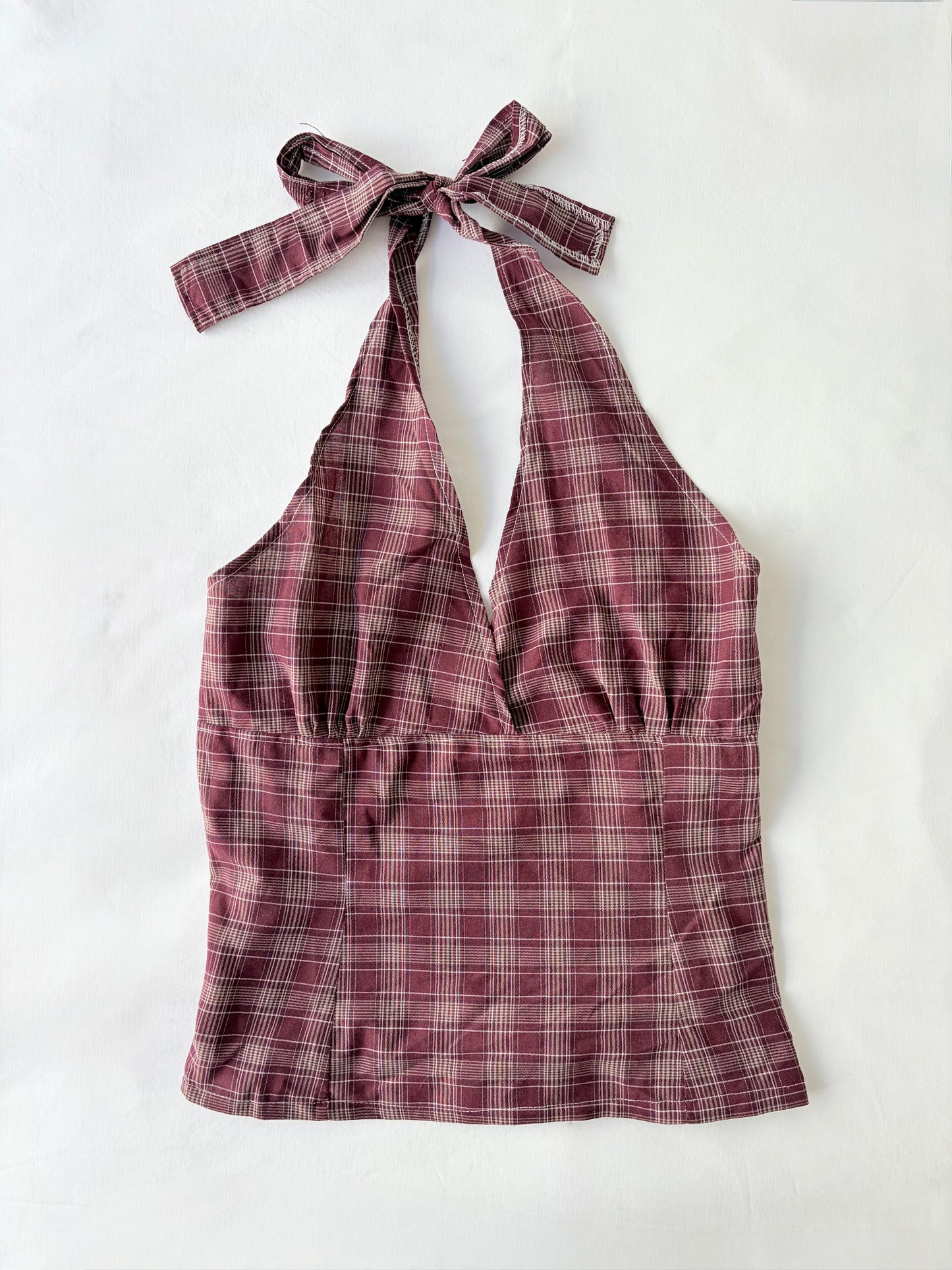 00’s Tie neck halter tank | Size 10-12