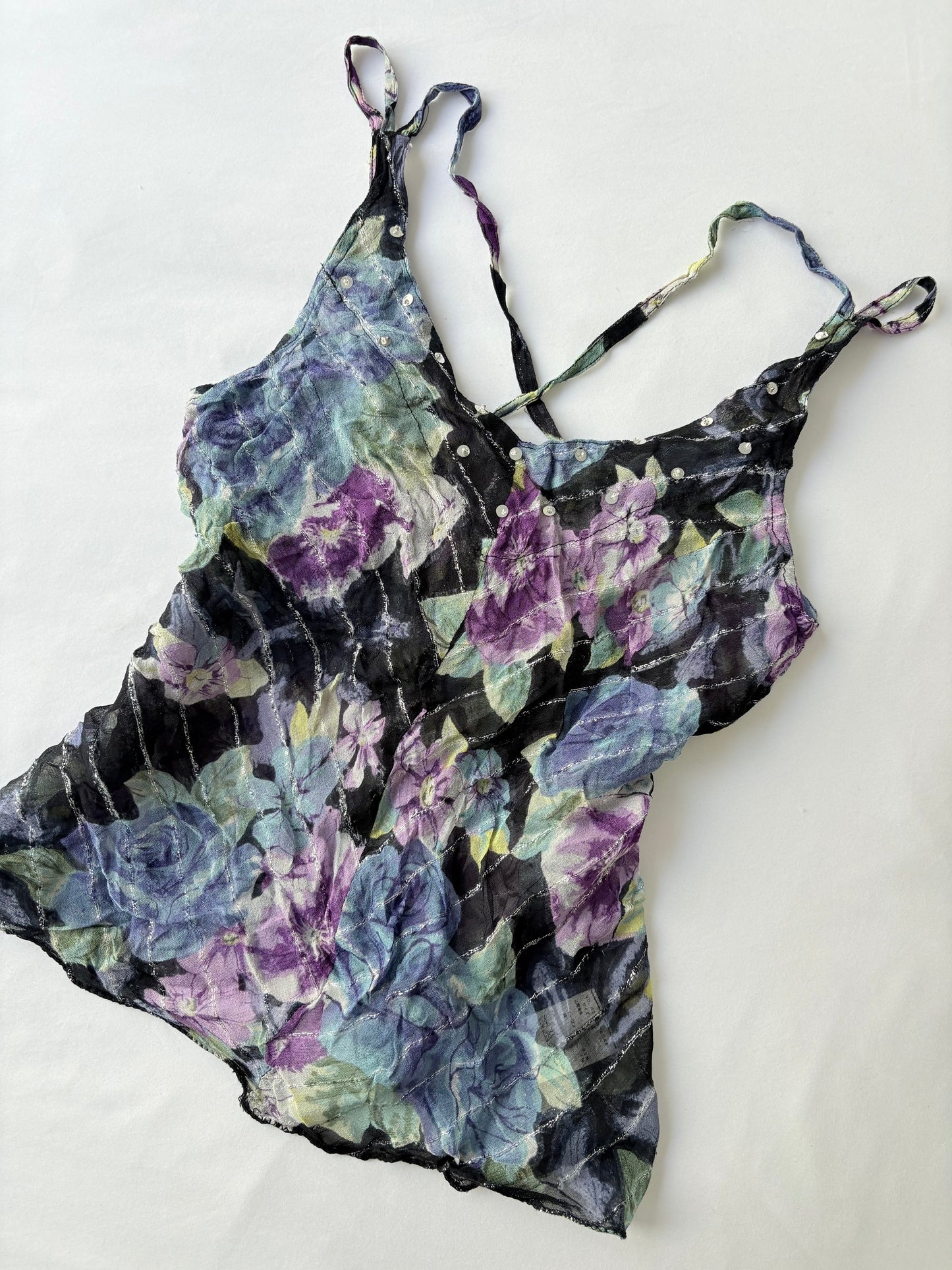 00’s Honeysuckle Rose sequin top | Size 8-10