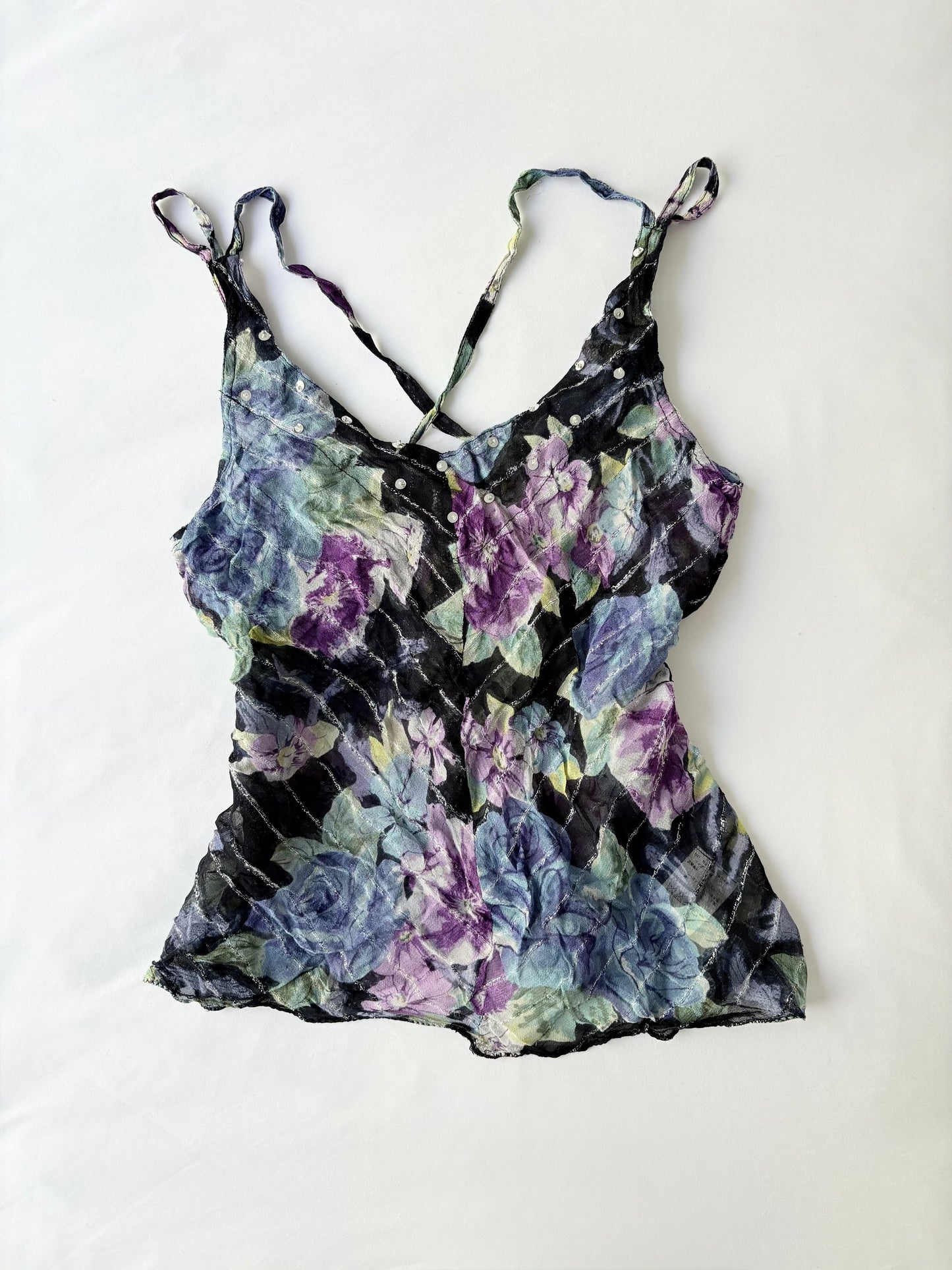 00’s Honeysuckle Rose sequin top | Size 8-10