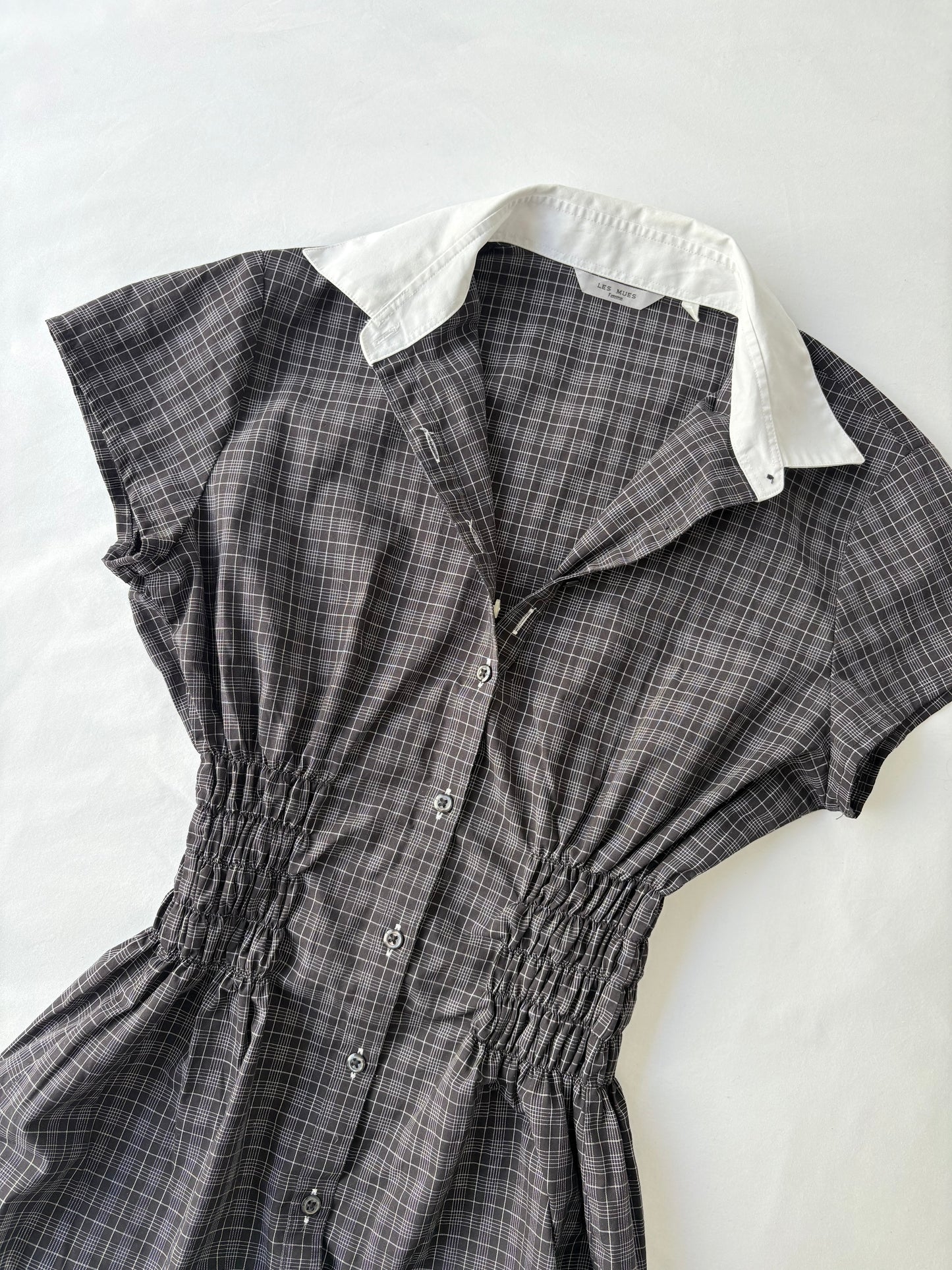00’s Les Mues cinched shirt | Size 6-8