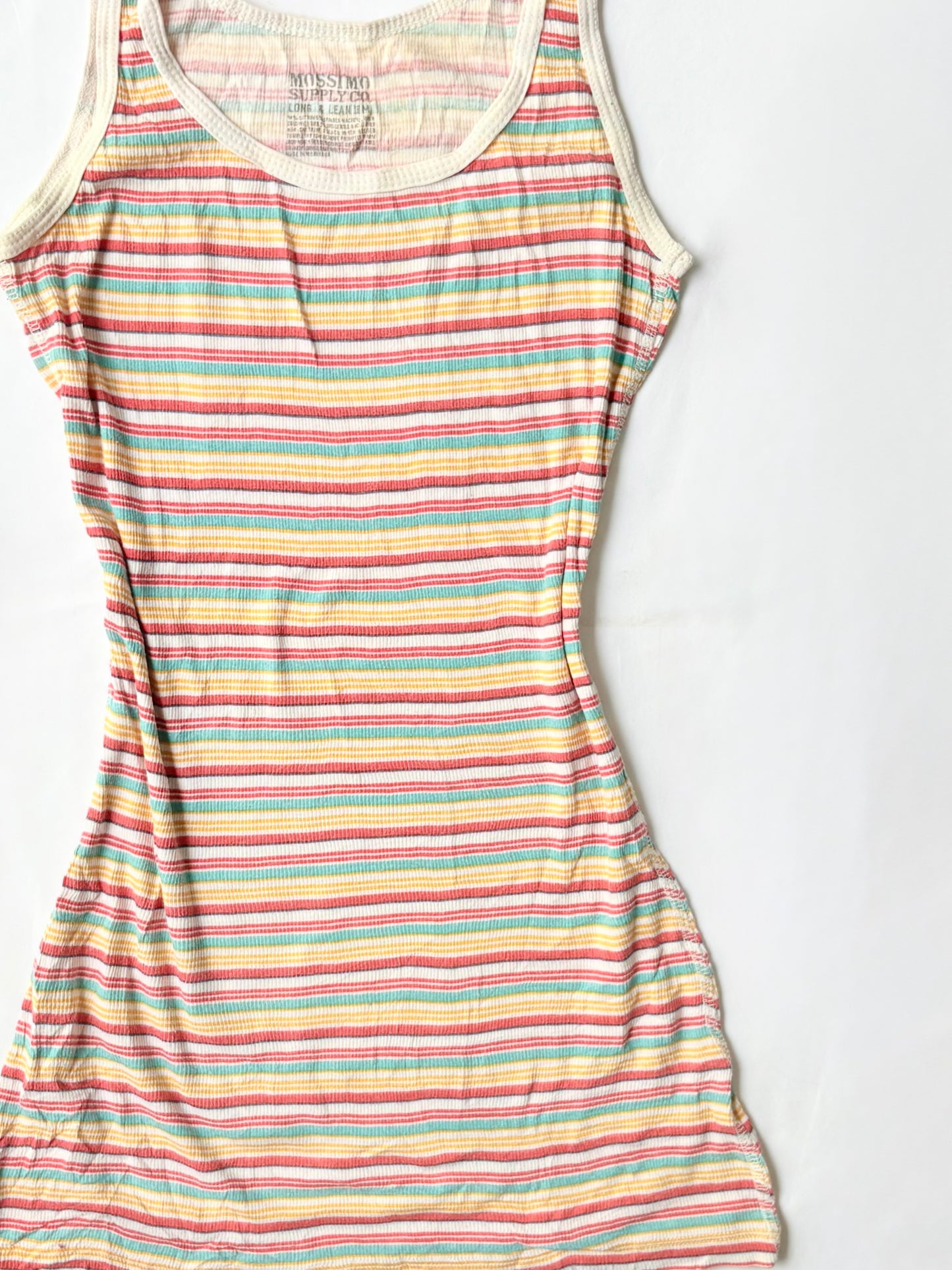 00’s Mossimo striped longline tank | Size medium