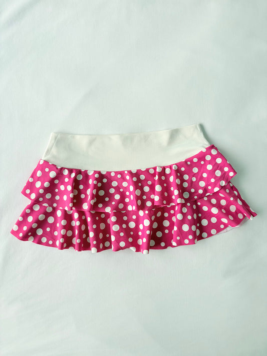 00’s Polka dot micro mini skirt | Size 6-8