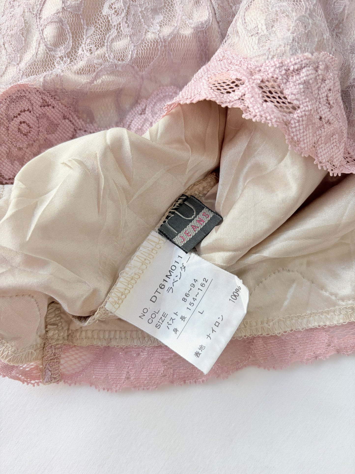 00’s RU Jeans pink lace tank | Size 10-12