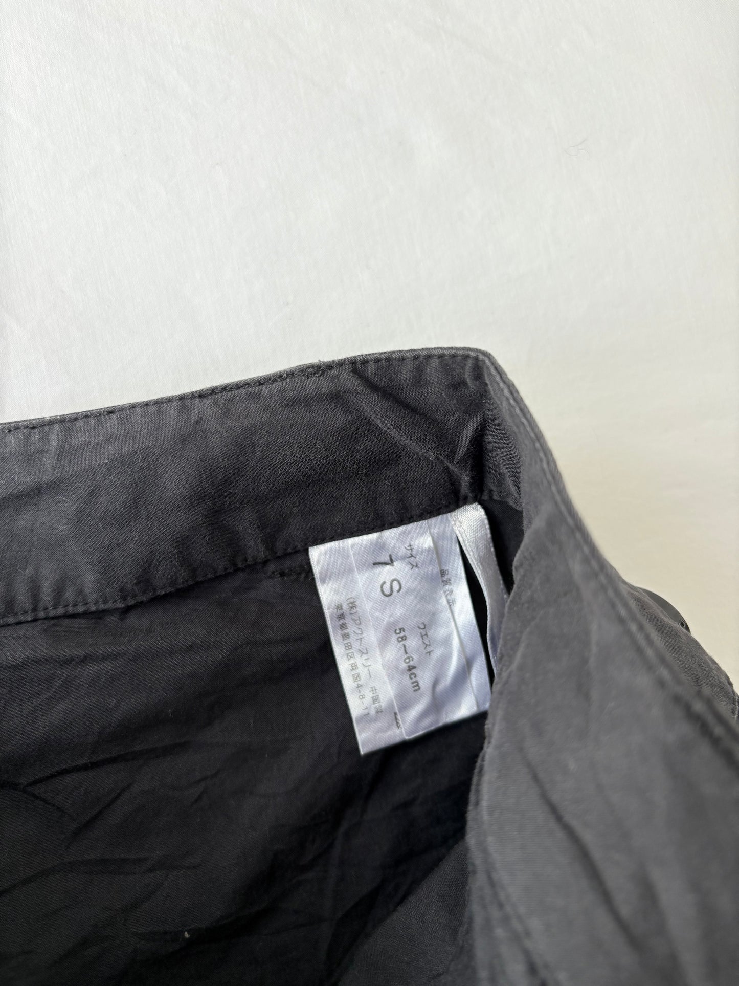 00’s Cargo black mini skirt | Size 8