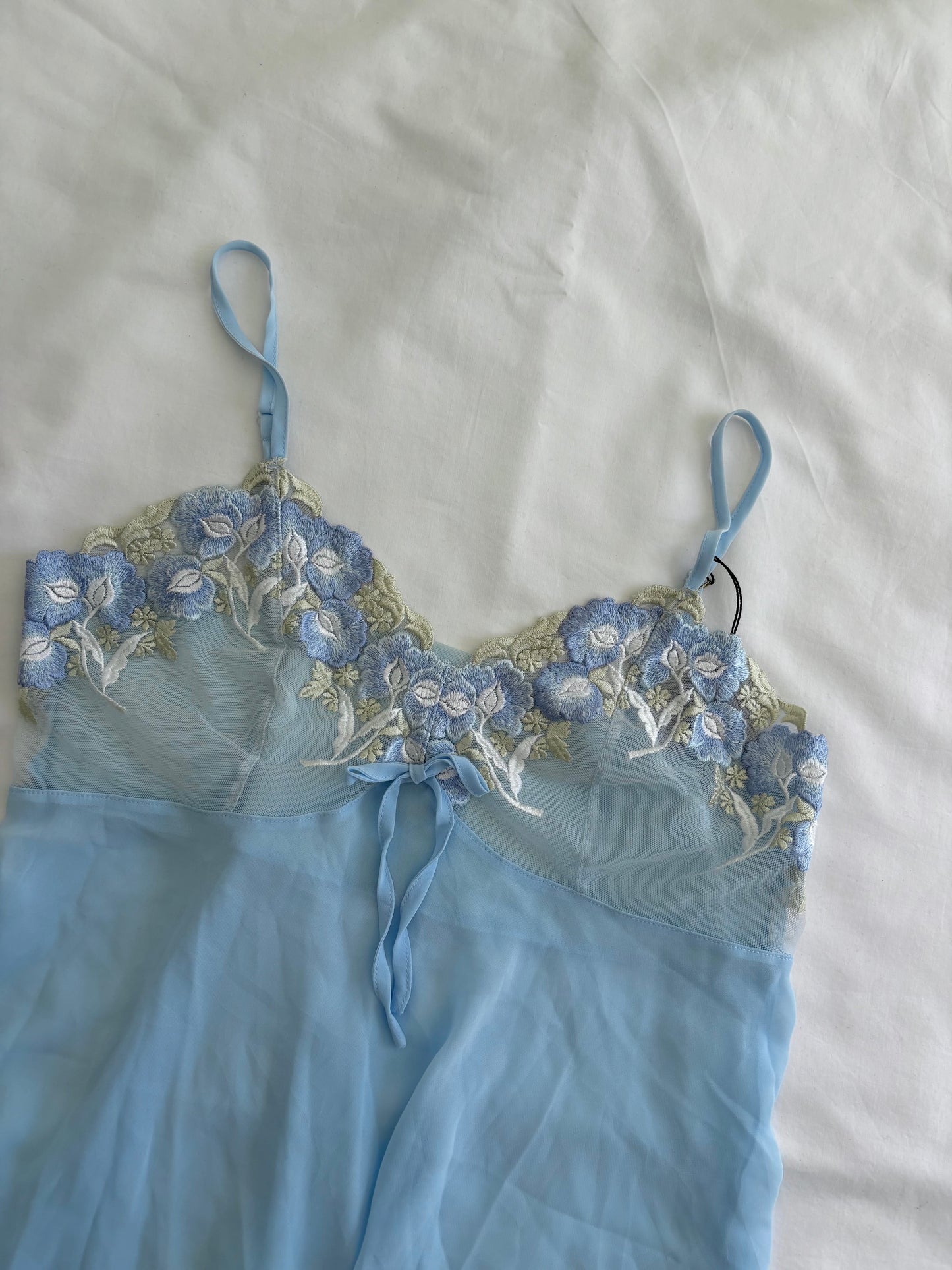 00’s Blue lace cami | Size 12