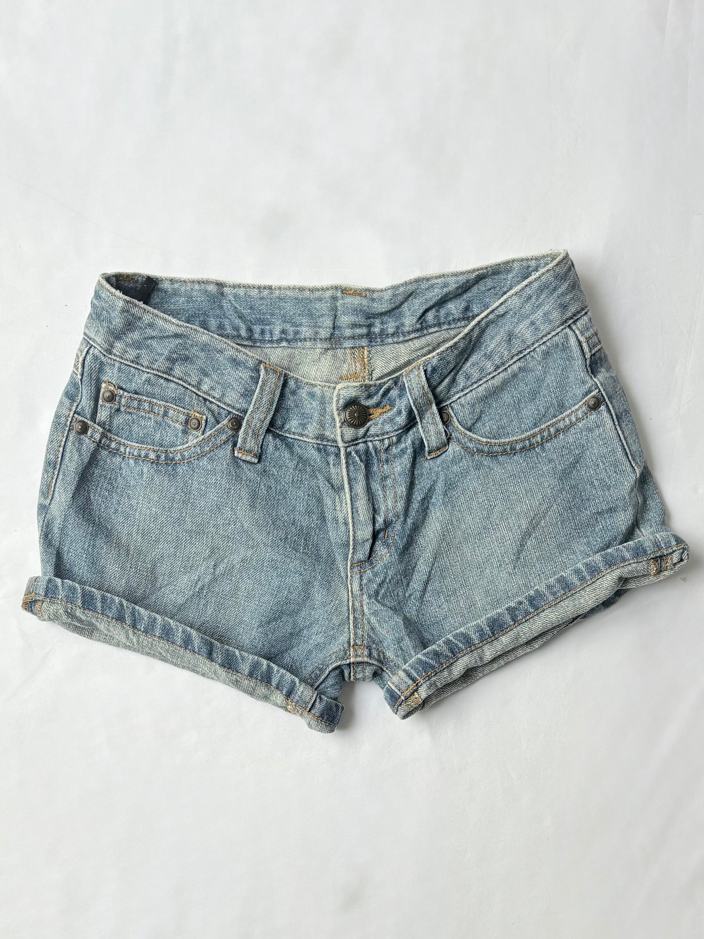 00’s Wings embroidered denim shorts | Size 8