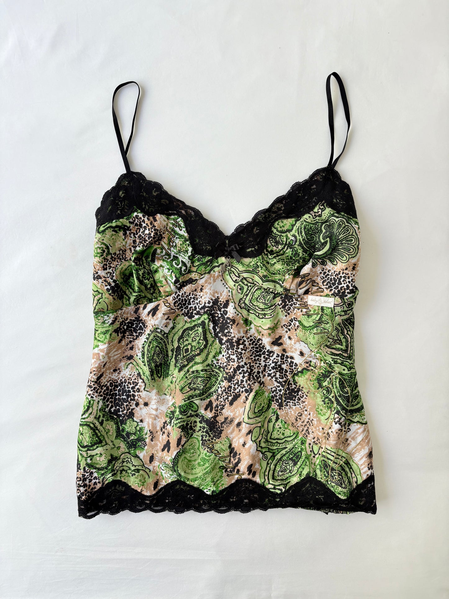 00’s Baby Phat lace trim cami | Size 12