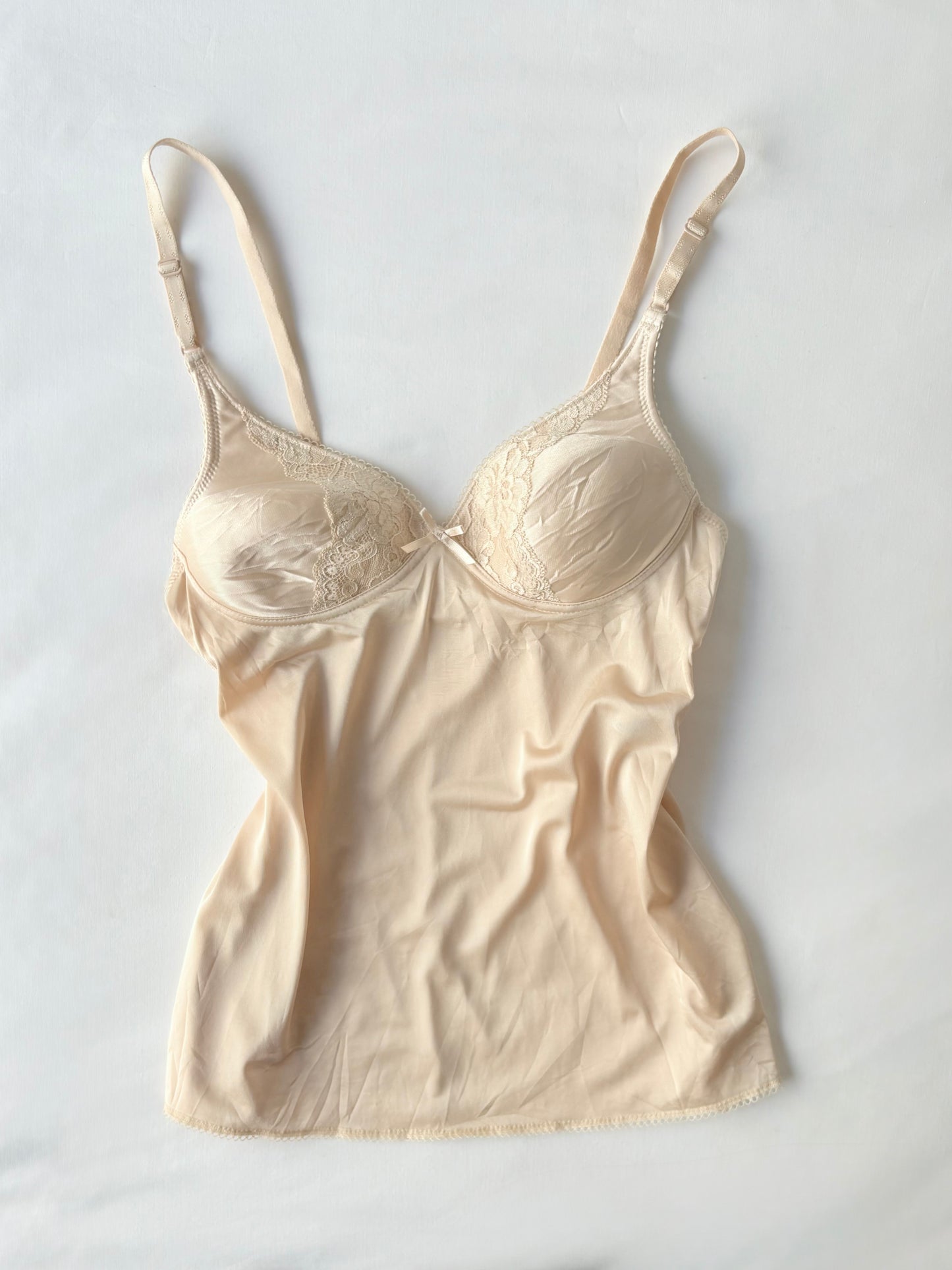 00’s Cream babydoll cami | Size 6
