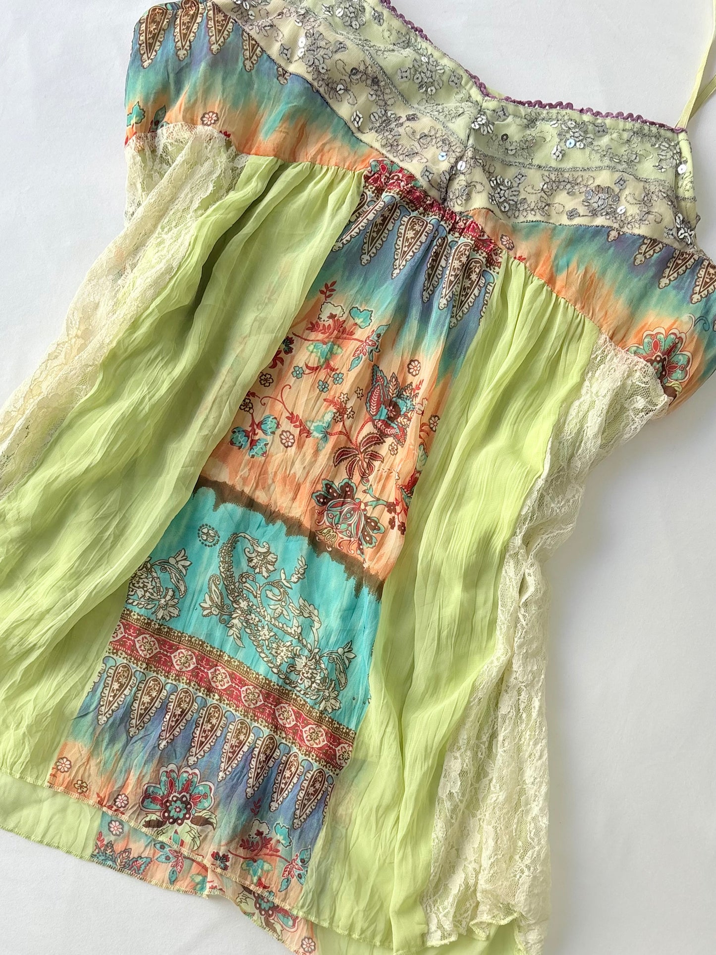 00’s No Boundaries patterned top | Size 14