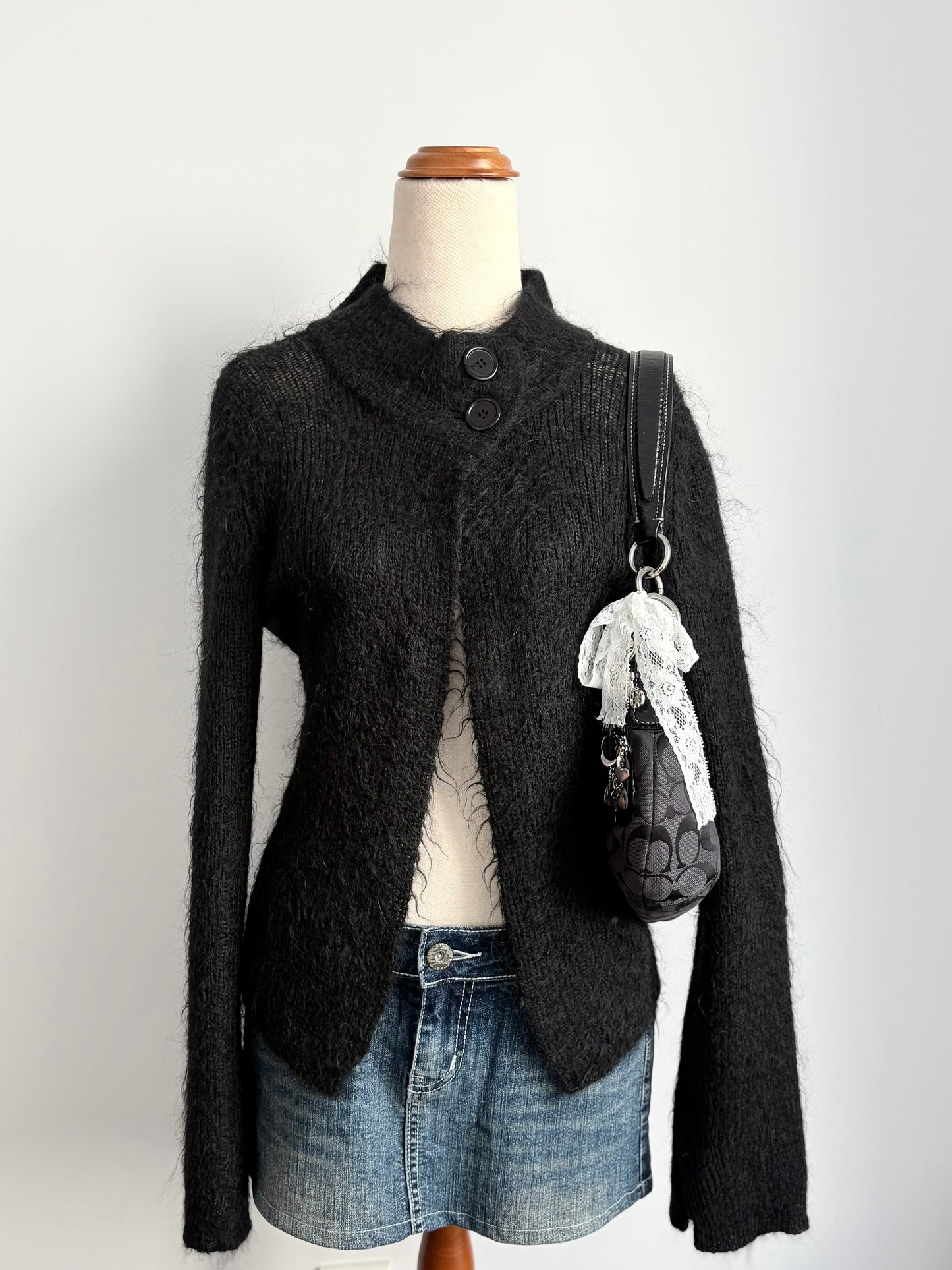00’s Max mohair button cardigan | Size small